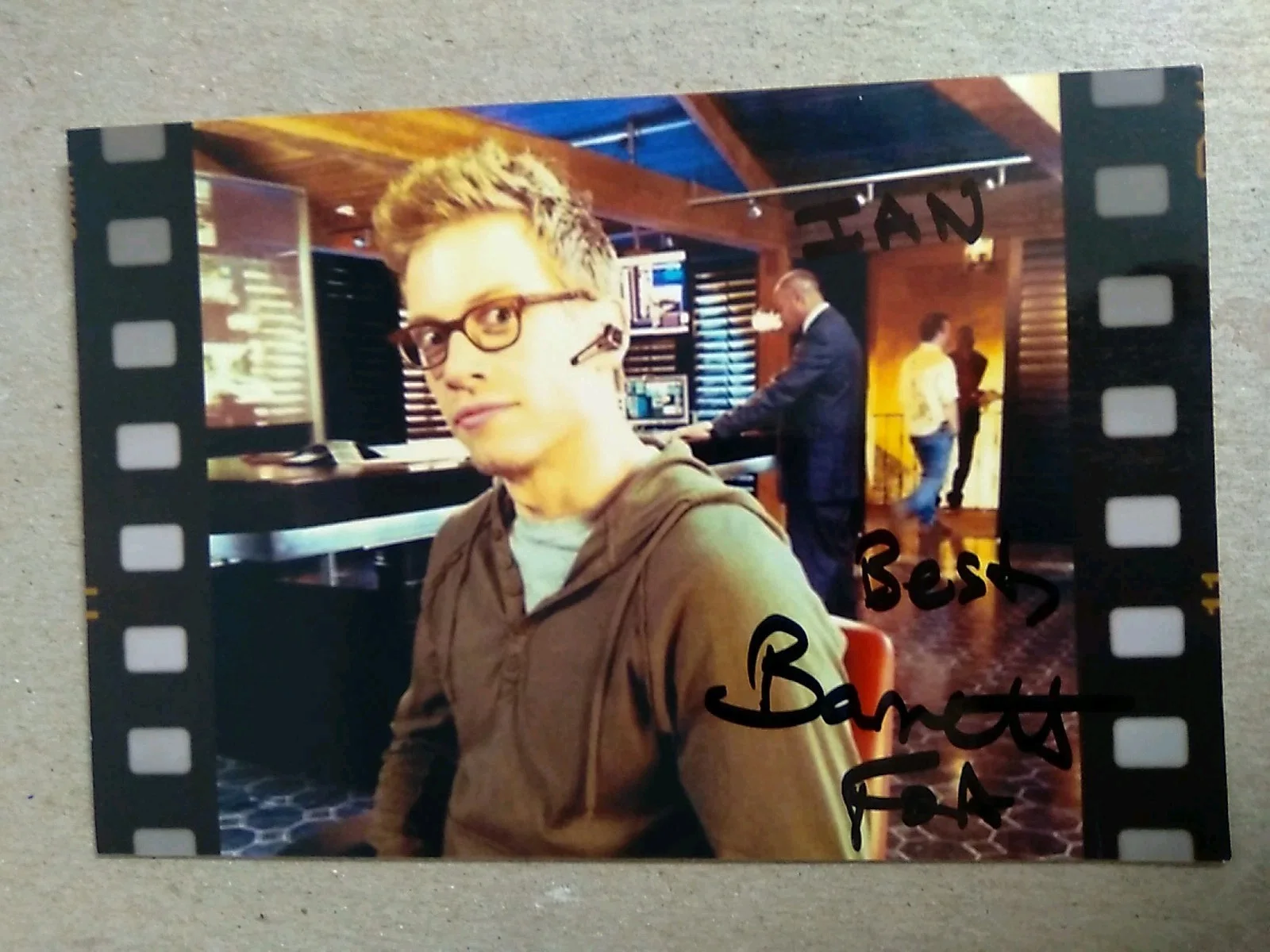 Barrett Foa American Singer Dancer Actor Autographed 6x4 Photo Signed, image 2