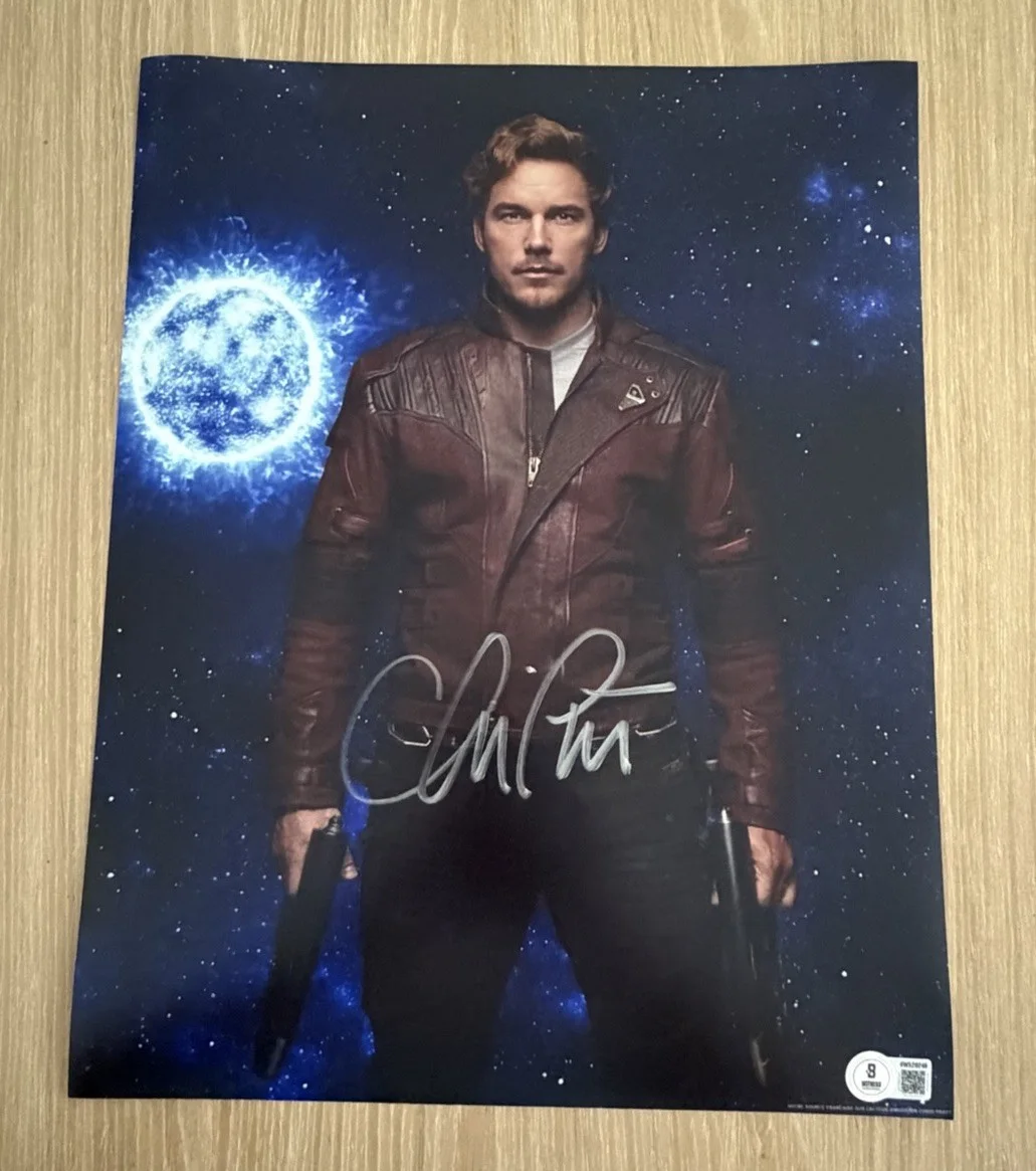 Chris Pratt — CHRIS PRATT SIGNED GUARDIANS OF THE GALAXY 11X14 PHOTO BECKETT BAS 2