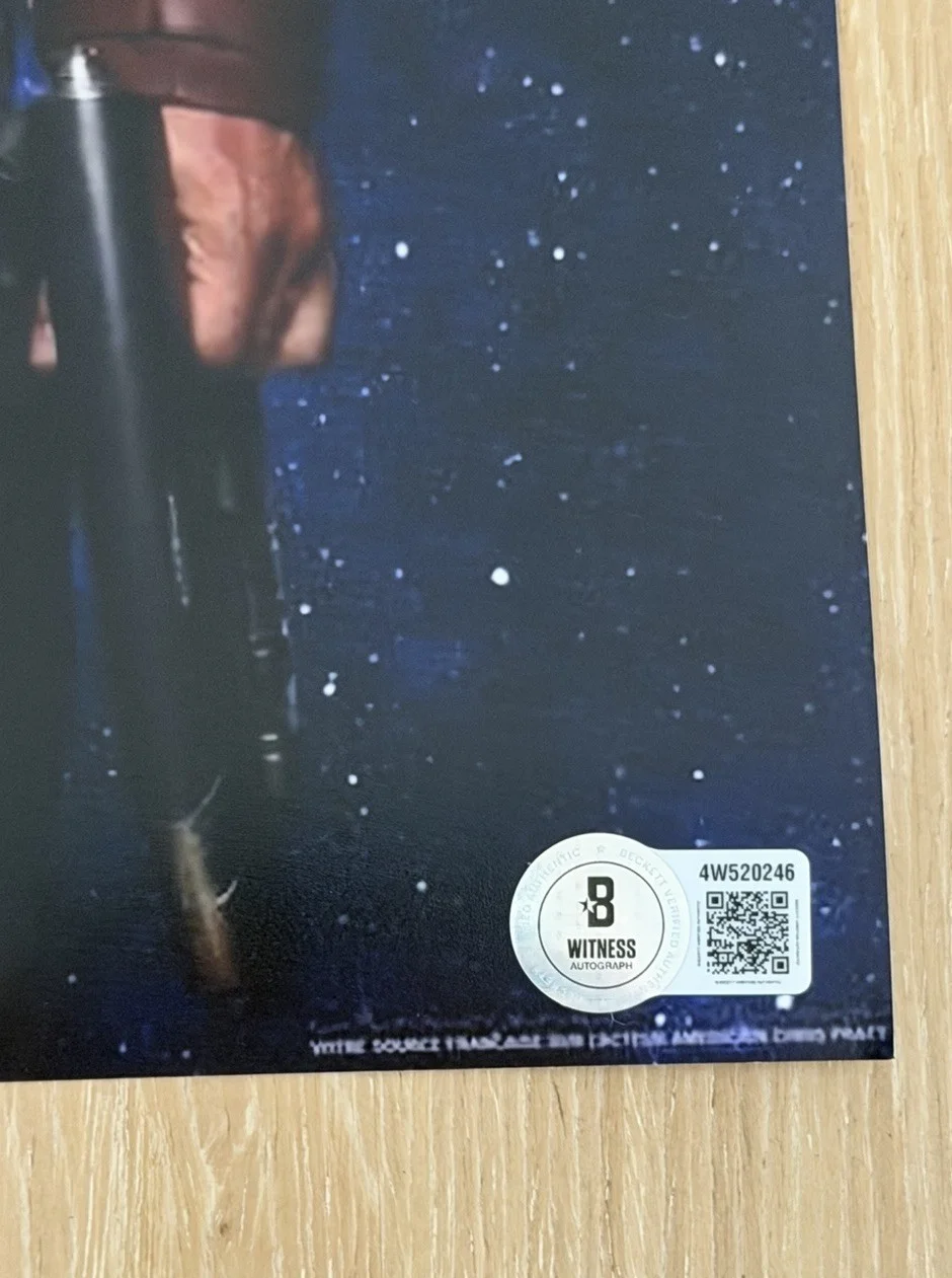 Chris Pratt — CHRIS PRATT SIGNED GUARDIANS OF THE GALAXY 11X14 PHOTO BECKETT BAS 2, изображение 2