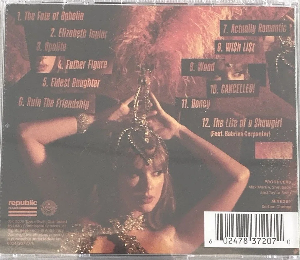 Taylor Swift The Life of A Showgirl signed cd photo# 1 RARE LONG SIGNATURE. New, изображение 4