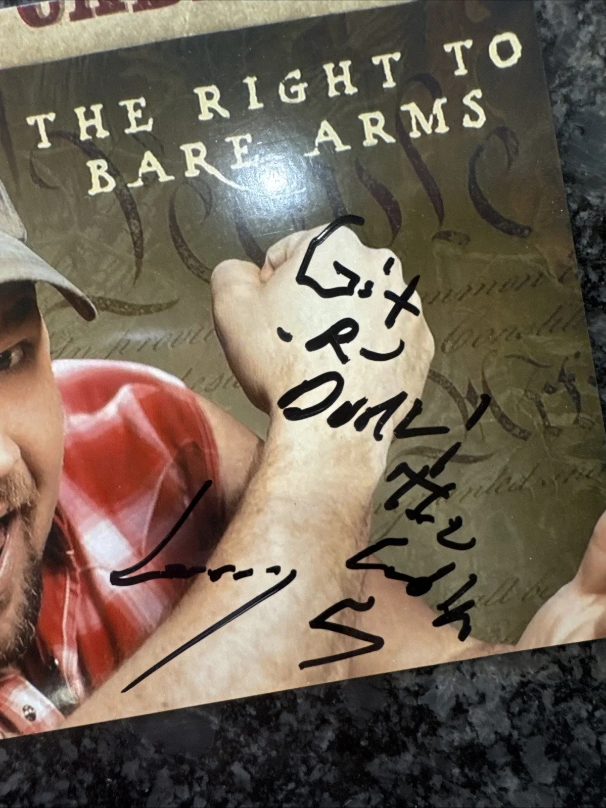 Larry The Cable Guy Autographed 4x6 Photo In Person, image 2