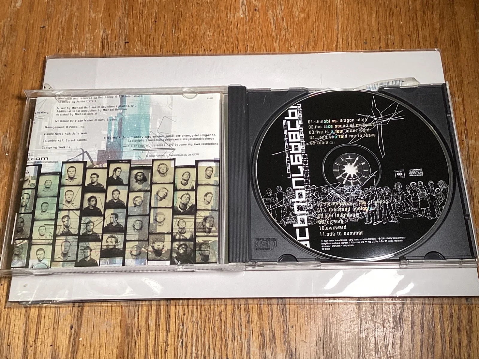 Lost Prophets Signed Fake Sound Of Progress CD 2001 Autographed, image 3