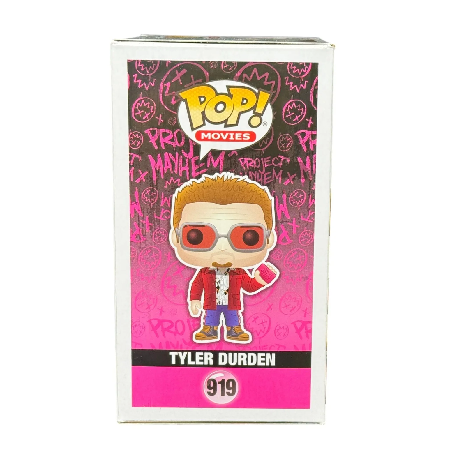 Brad Pitt — Brad Pitt Signed Fight Club Tyler Durden Funko Pop 919 Beckett Autograph, image 4