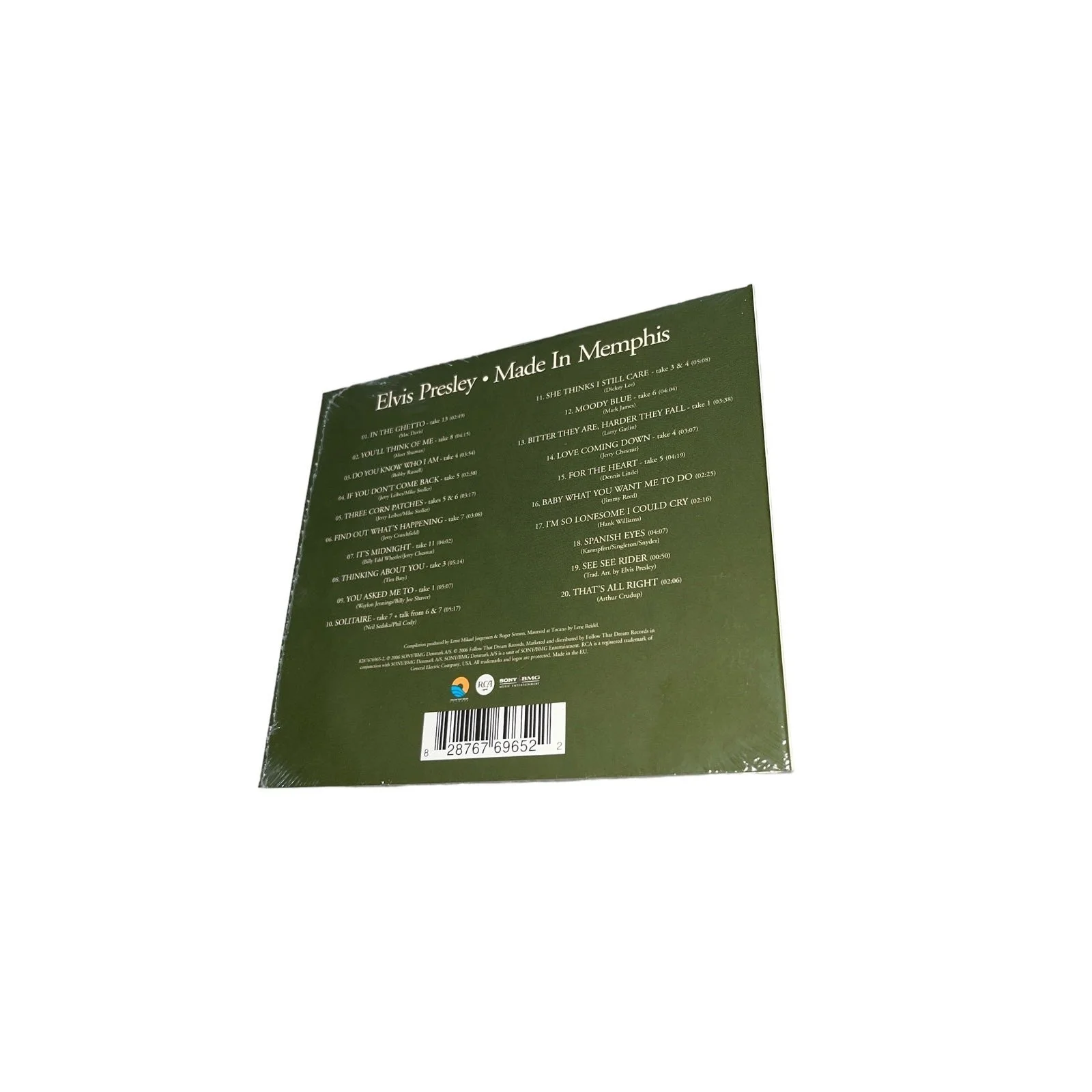 Elvis Presley Made In Memphis RCA 2006 CD, image 2