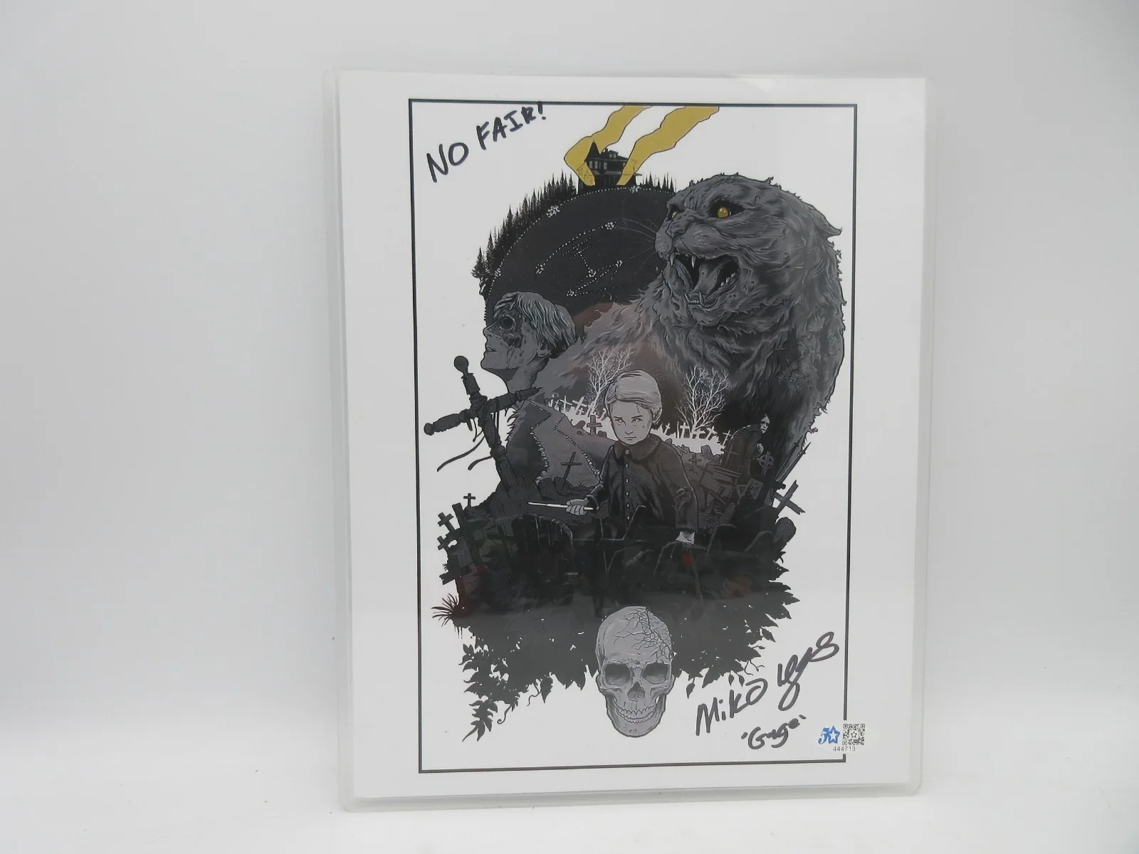Miko Hughes — Miko Hughes Autographed Pet Sematary 8x10 Scott Buoncristiano Art Print 5 Star