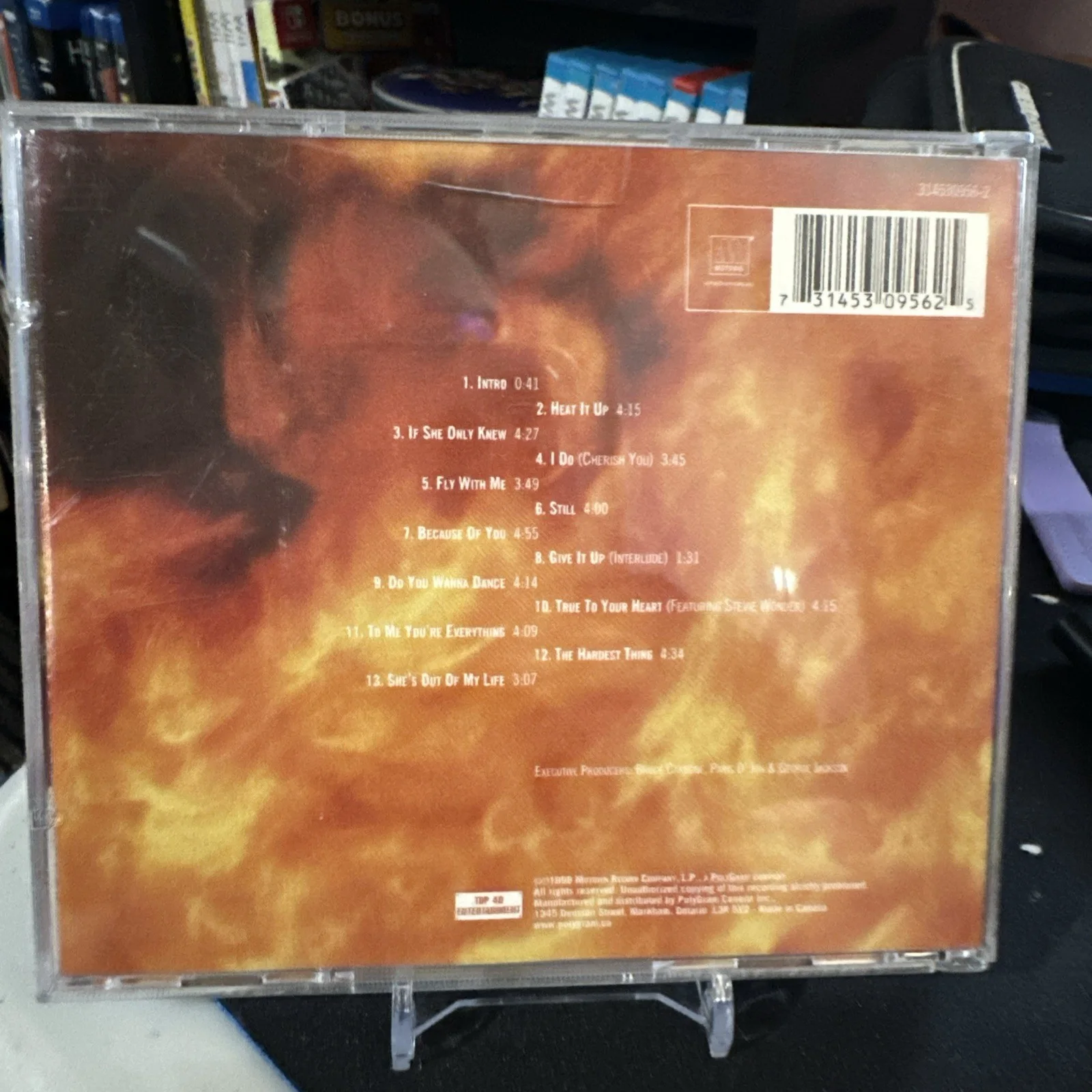98 DEGREES SIGNED AUTOGRAPHED "98 DEGREES AND RISING", image 3