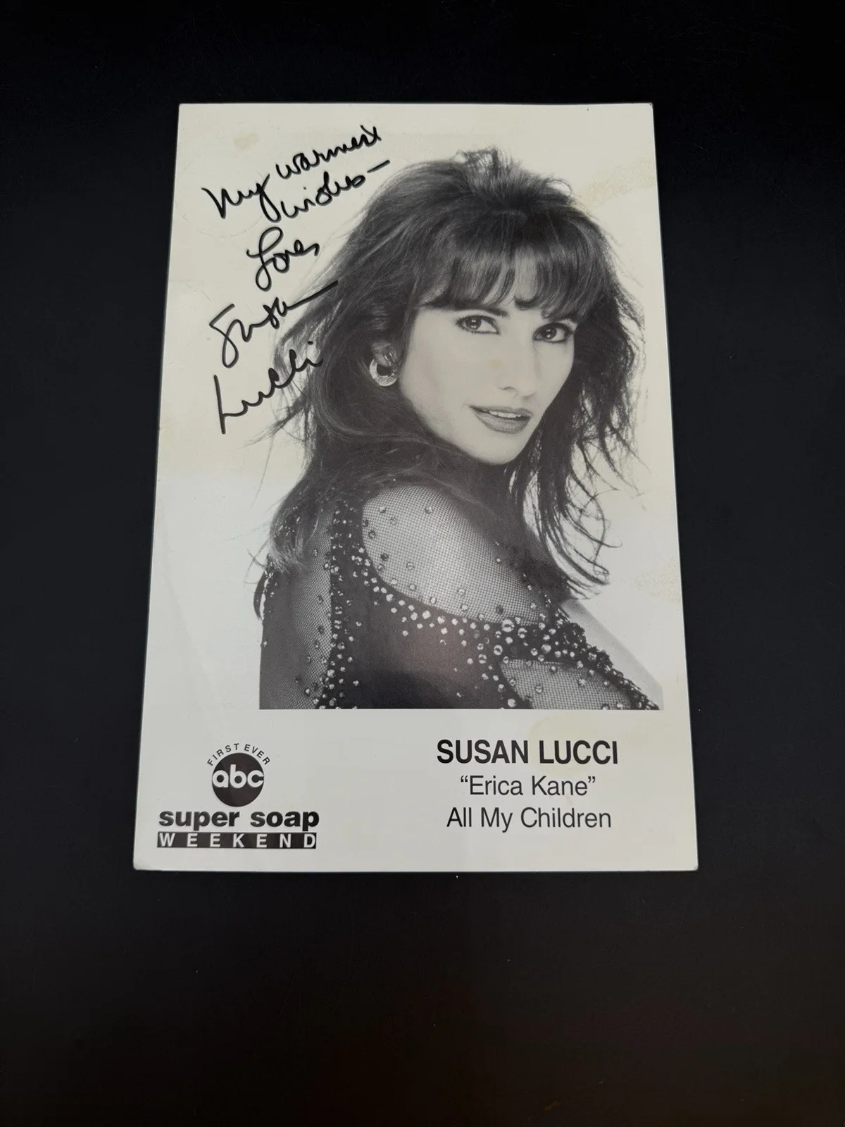 Susan Lucci Erica Kane All My Children Autograph Signed Photo, изображение 3