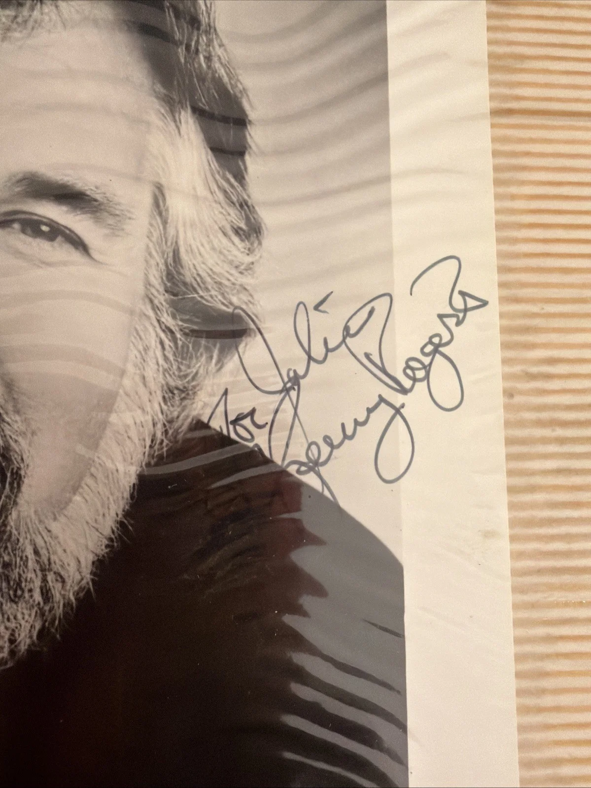 Kenny Rogers Autographed Photo 6 1/2x 8, image 2