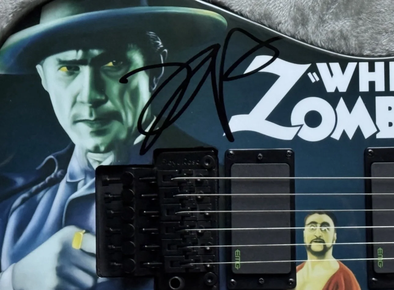 Kirk Hammett Signed ESP KH-WZ Signature White Zombie Guitar JSA LOA not PSA BAS, изображение 2