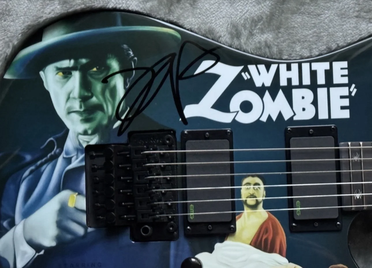 Kirk Hammett Signed ESP KH-WZ Signature White Zombie Guitar JSA LOA not PSA BAS, изображение 3