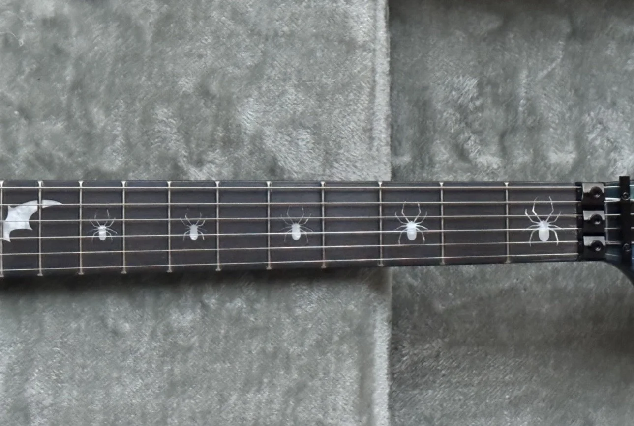 Kirk Hammett Signed ESP KH-WZ Signature White Zombie Guitar JSA LOA not PSA BAS, изображение 5