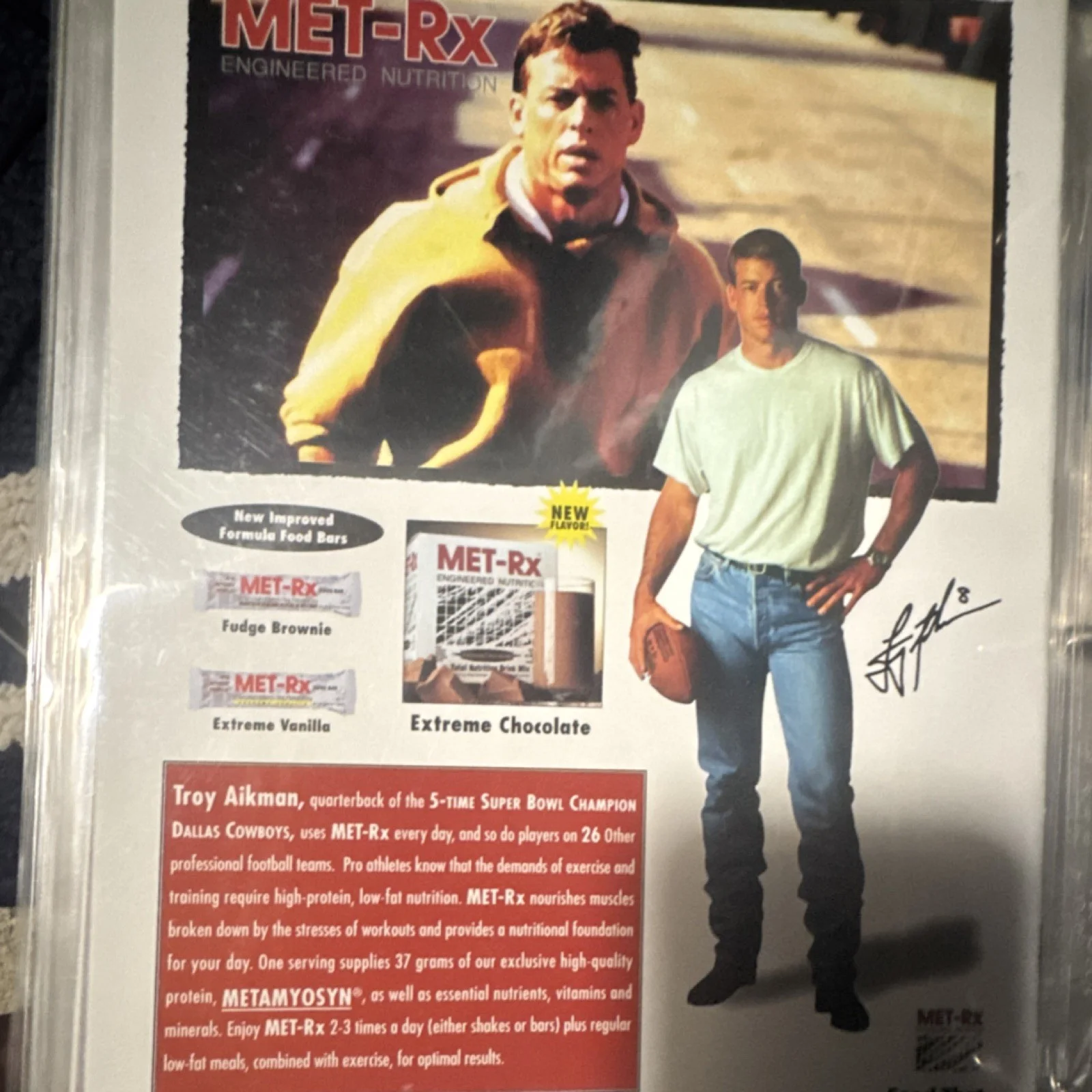 Troy Aikman — Troy Aikman SIGNED BECKETT TRIBUTE MAGAZINE AUTHENTICATION DIRECT, image 4