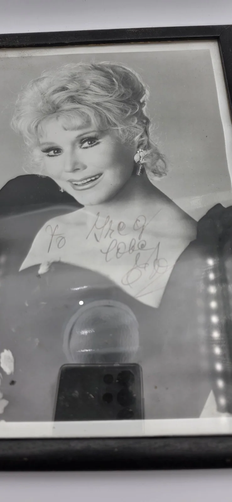 Eva Gabor Signed 8x10 Photo JSA Green Acres Rescuers Aristocrats Match Game R, изображение 3