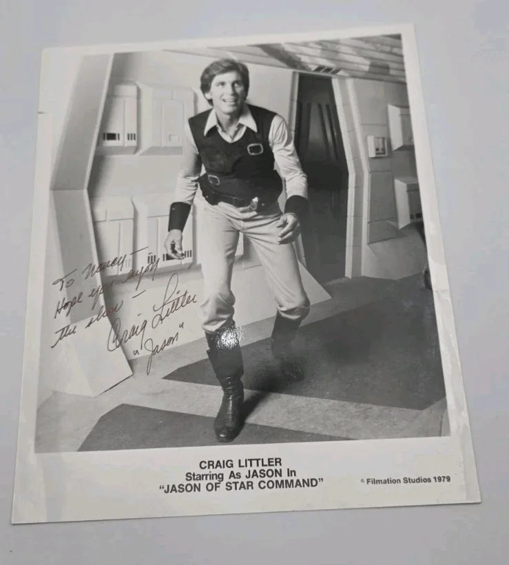 Craig Littler — Craig Littler Signed Photo Autograph Signature Actor Jason Of Star Command, image 2
