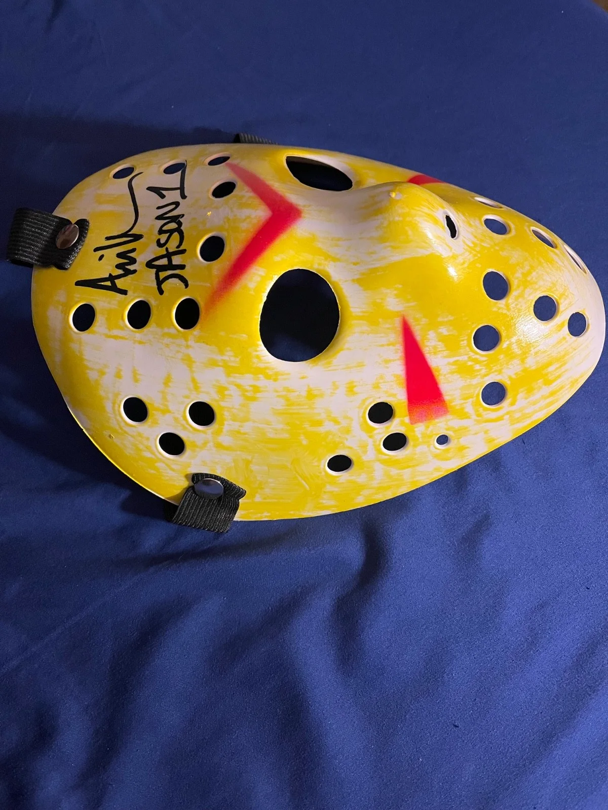 Ari Lehman — Ari Lehman Signed Autographed Jason Voorhees Hockey Mask Friday The 13th, изображение 4