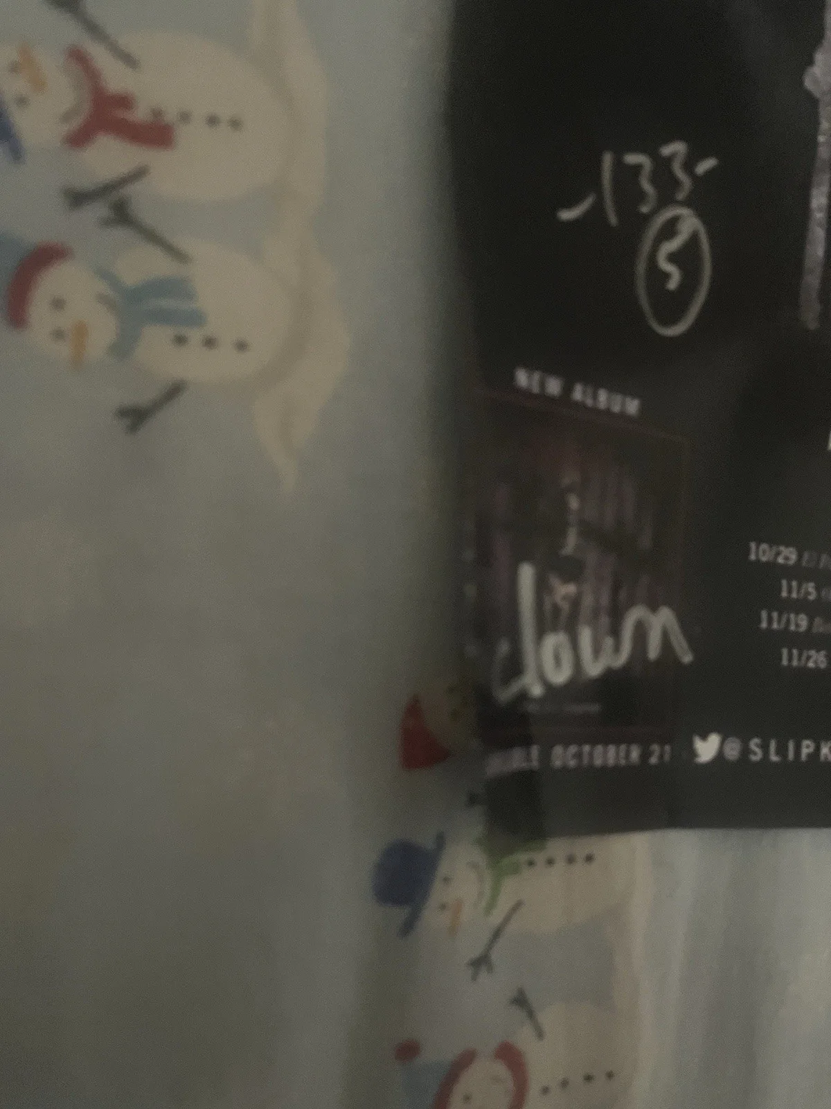 Slipknot AUTOGRAPHED Our Brothers Korn King 810 Concert Poster Prepare For Hell, изображение 5