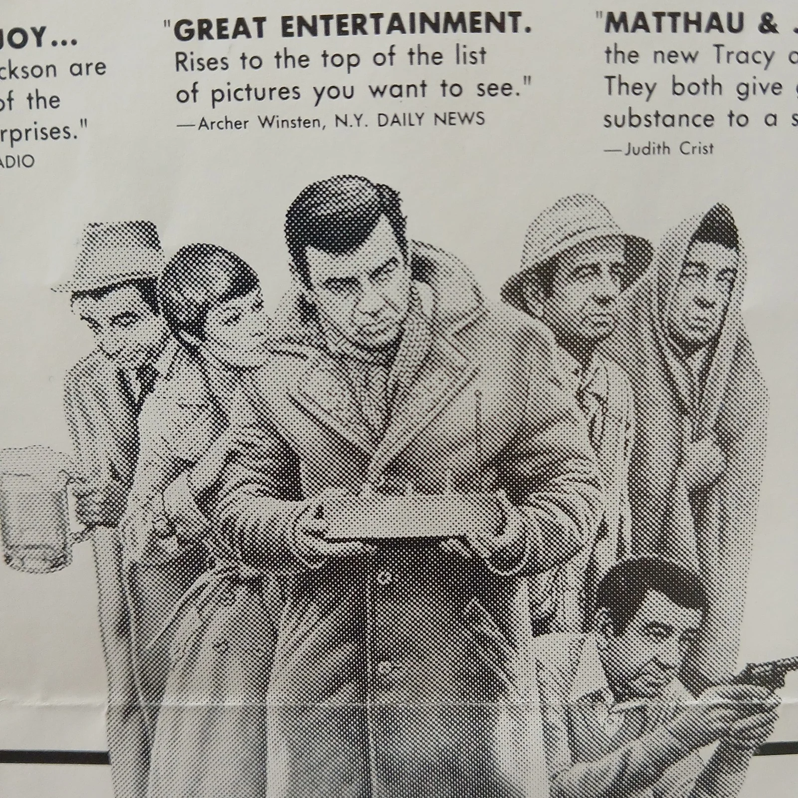 walter matthau — walter matthau vtg signed hopscotch movie ad slick grumpy old men actor, изображение 5