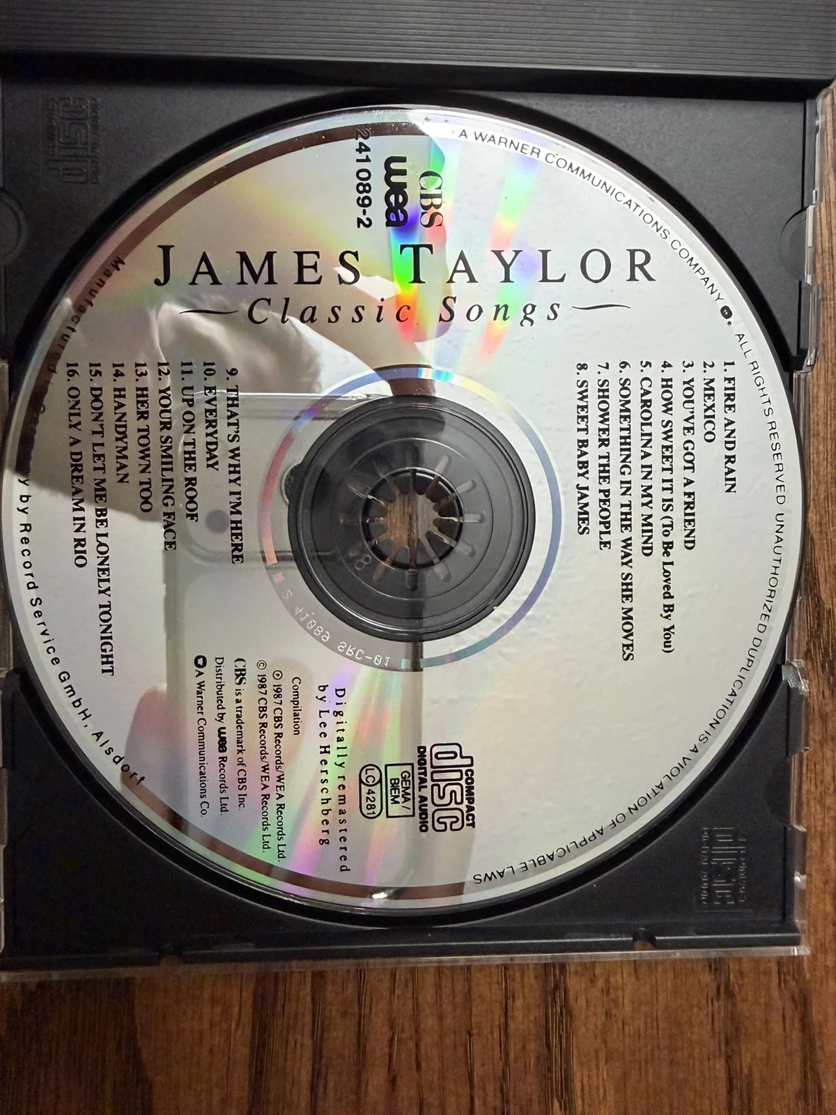 James Taylor – Classic Songs CD + Signed Booklet, image 5