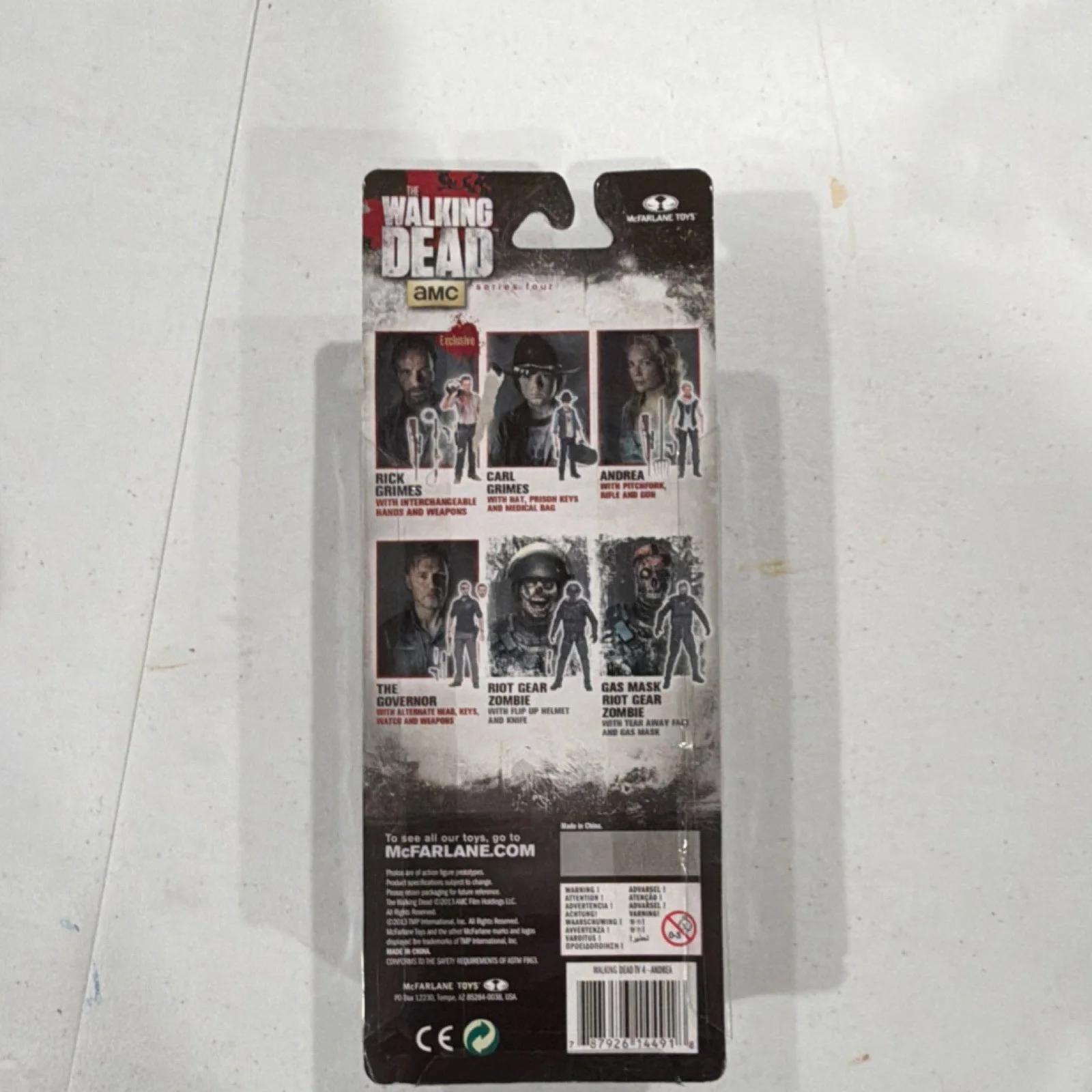 Andrea — The Walking Dead Andrea Signed Action Figure Series 4 TV Memorabilia, image 2