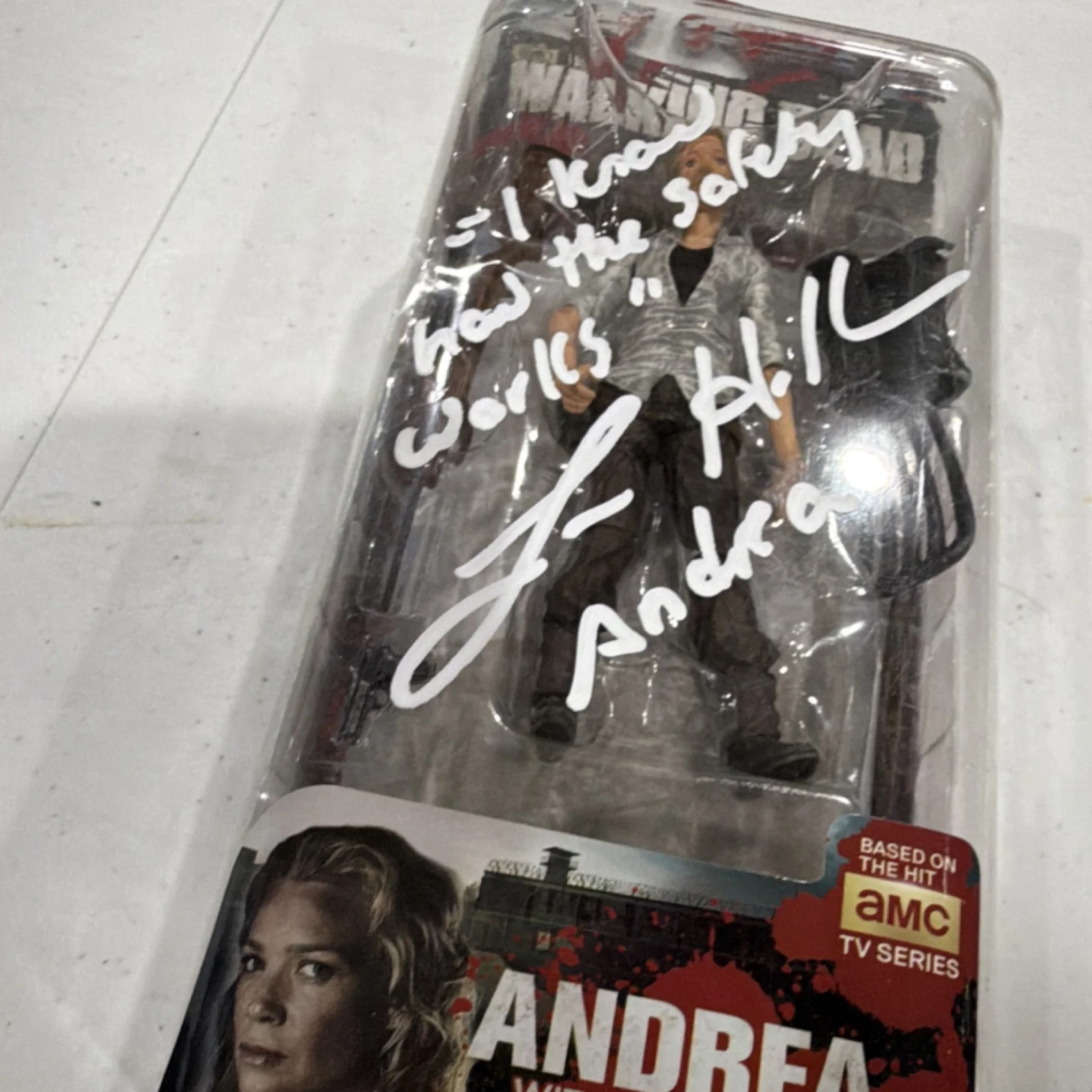 Andrea — The Walking Dead Andrea Signed Action Figure Series 4 TV Memorabilia, image 4