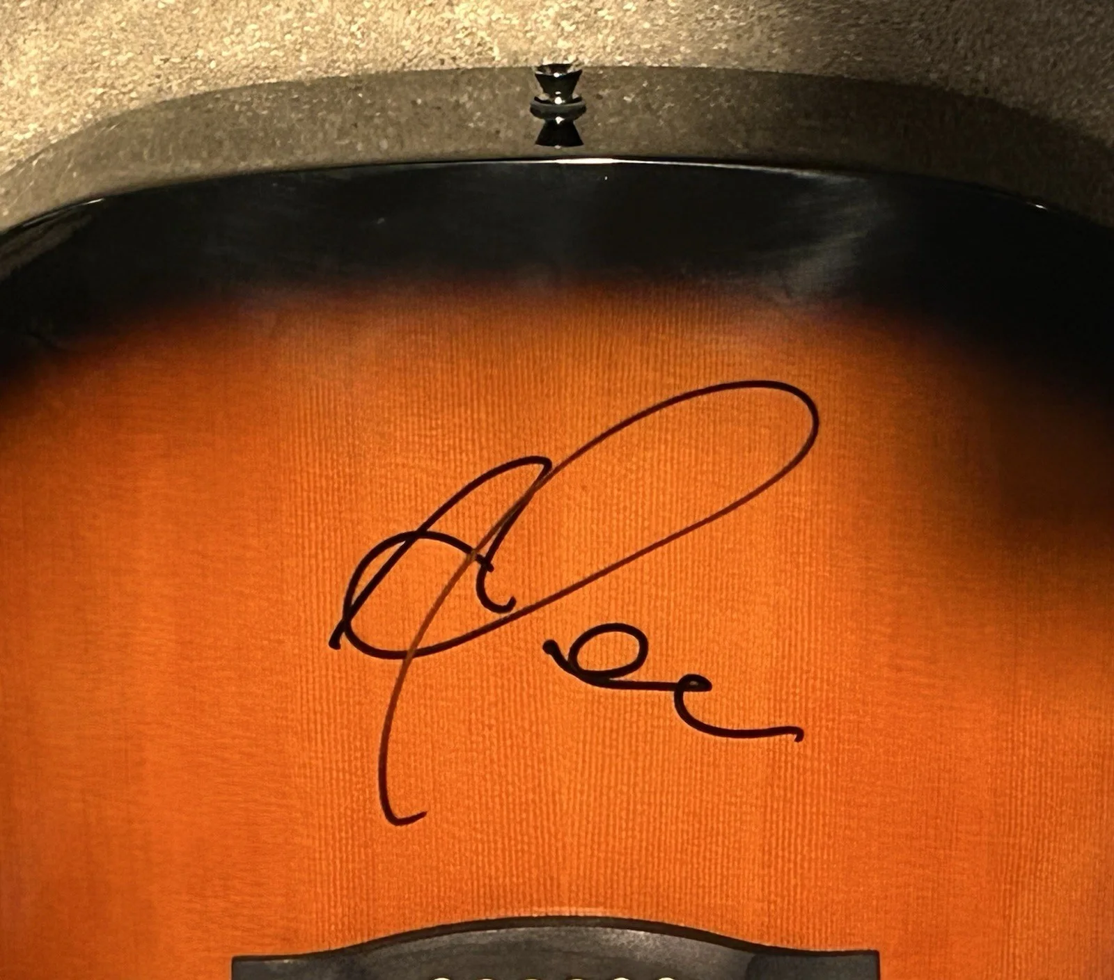 Amos Lee Signed Guitar Autographed Acoustic, image 3