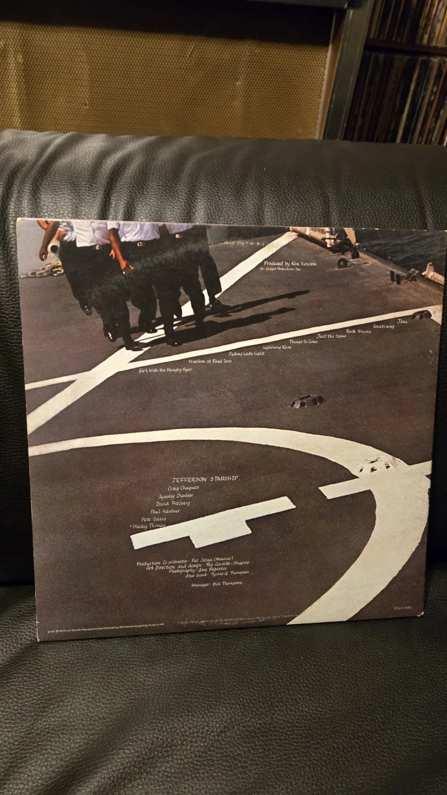 Jefferson Starship Freedom At Point Zero Vinyl LP Signed, image 2