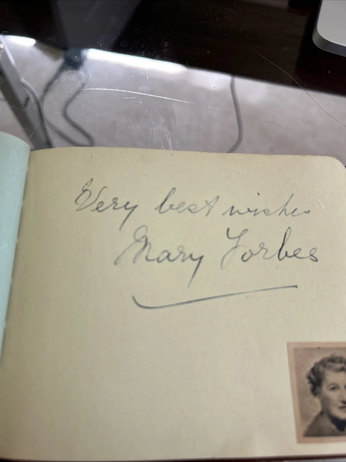 Large 1940s 1950s Theatre Actor Actress Autograph Album #2, image 3