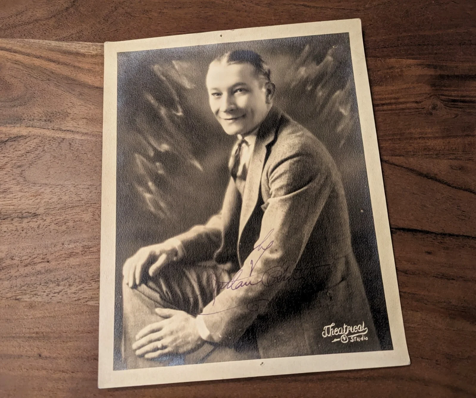Harlan Christie — 1920s Vintage HARLAN CHRISTIE Signed Vaudeville Theater Photograph Signature