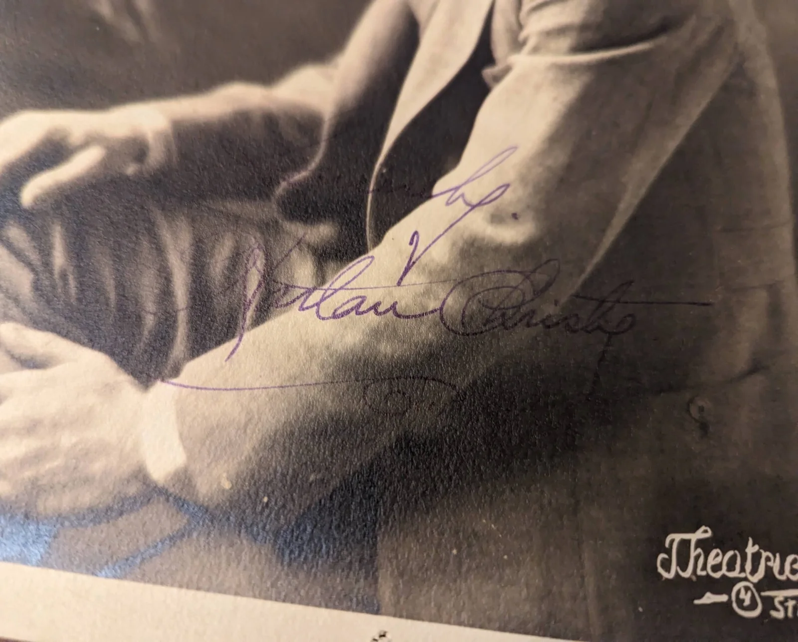 Harlan Christie — 1920s Vintage HARLAN CHRISTIE Signed Vaudeville Theater Photograph Signature, изображение 2