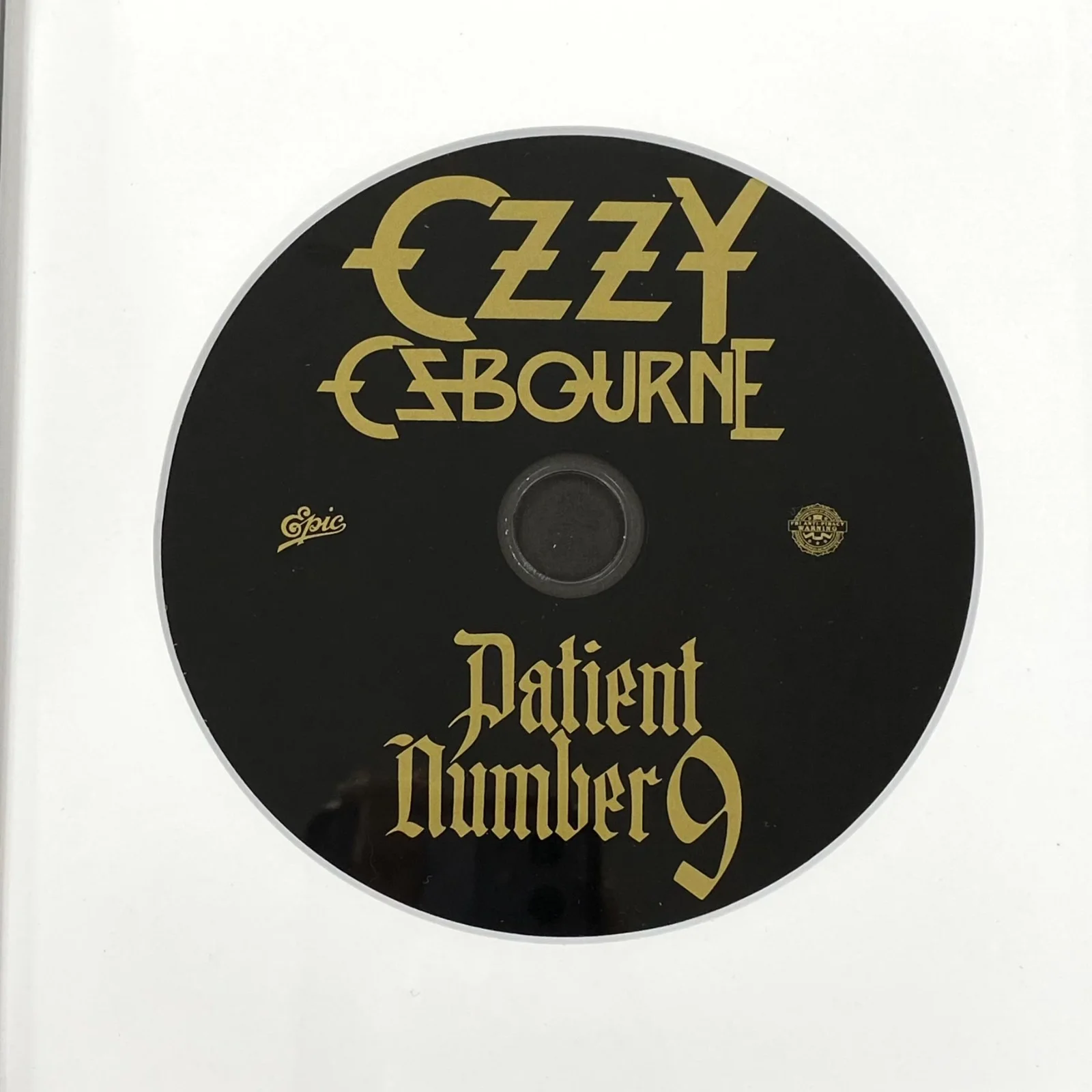 Ozzy Osbourne autograph signed Patient Number 9 CD Insert Display ~ Beckett BAS, image 5