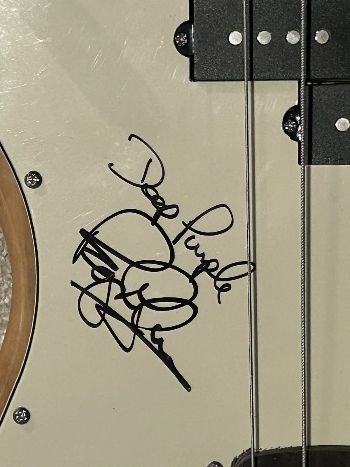 Deep Purple Signed Bass Guitar Roger Glover Autographed, image 3