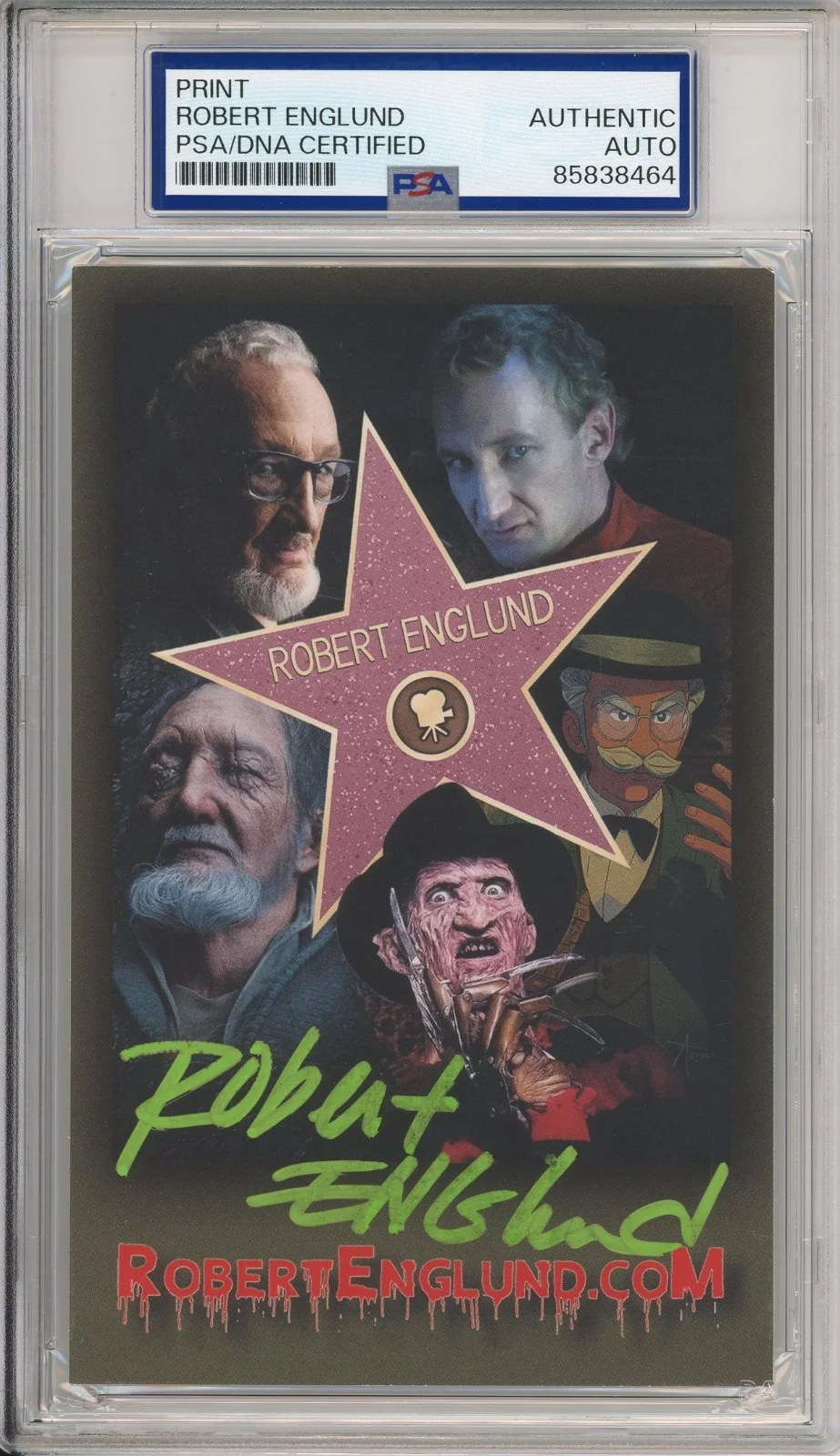Robert Englund — ROBERT ENGLUND SIGNED PHOTO FREDDY KRUEGER PSA DNA COA Nightmare On Elm Street