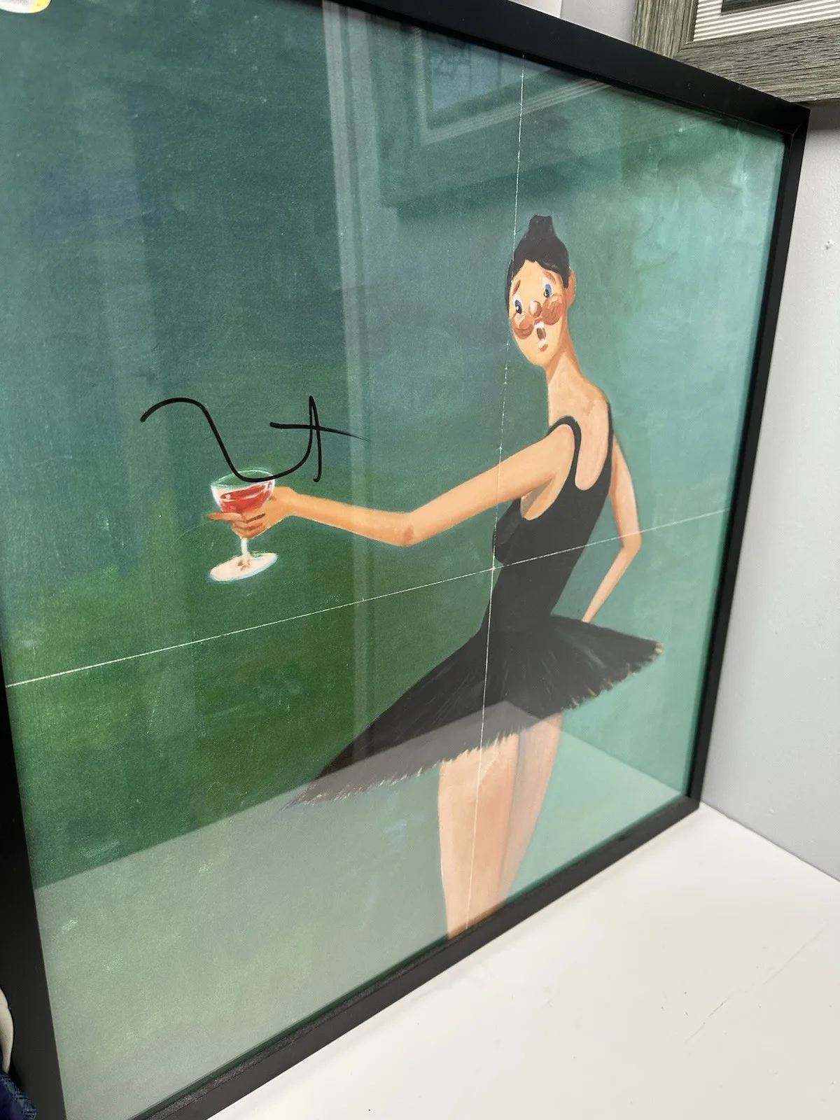 Rare PSA Authenticated Kanye West Signed MBDTF "Ballerina" Insert, изображение 3