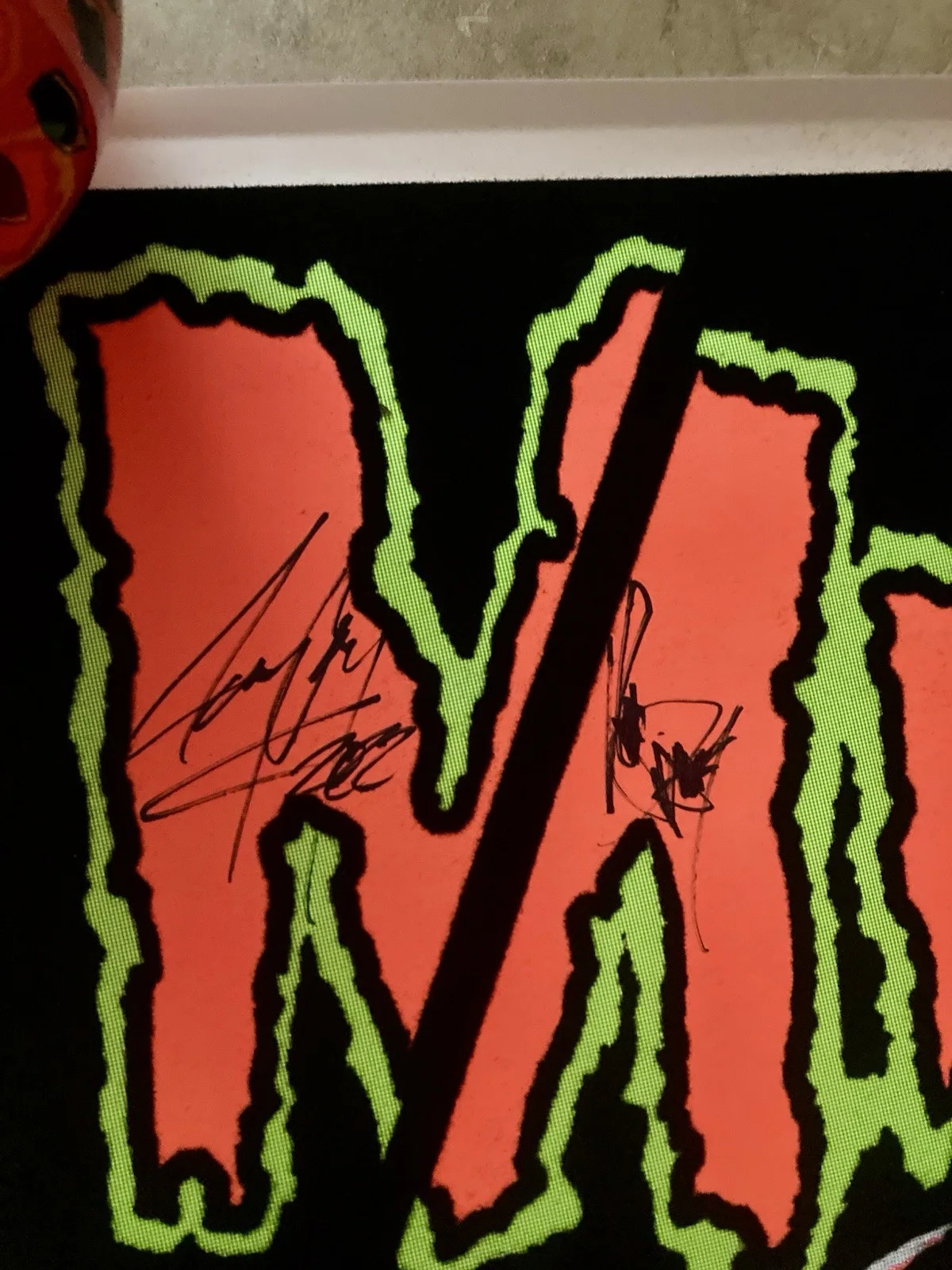 3x Signed Robert Englund Misfits Nighmare On Elmstreet Black Light Poster! 35x23, изображение 4