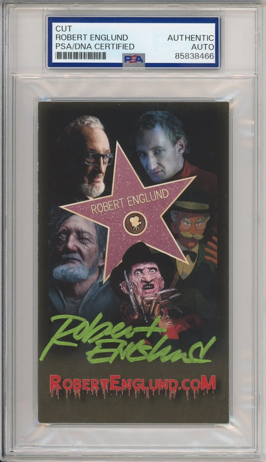 Robert Englund — ROBERT ENGLUND SIGNED PICTURE FREDDY KRUEGER PSA DNA COA Nightmare On Elm Street