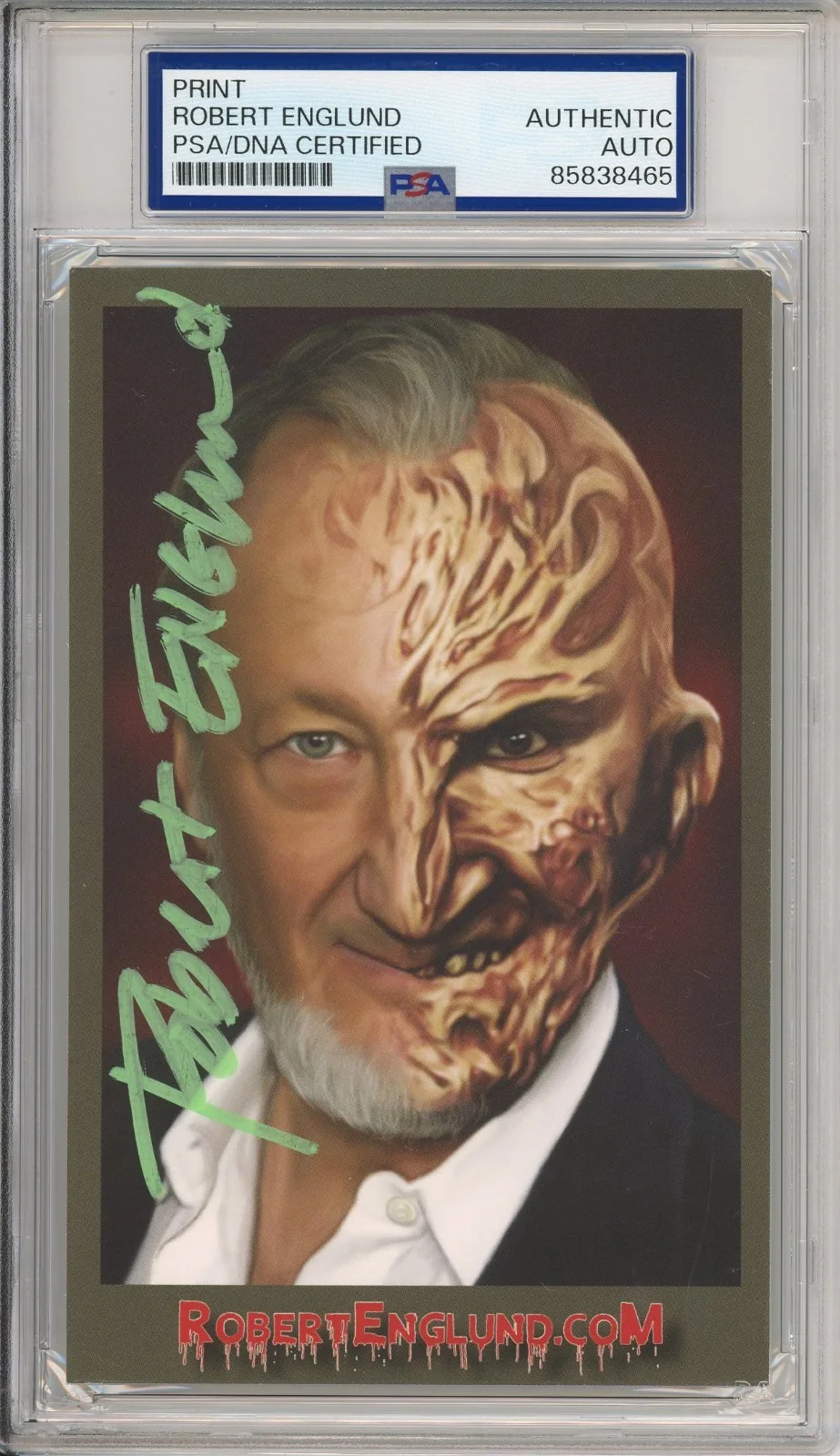 Robert Englund — ROBERT ENGLUND SIGNED Photograph FREDDY KRUEGER PSA DNA COA Nightmare Elm Street
