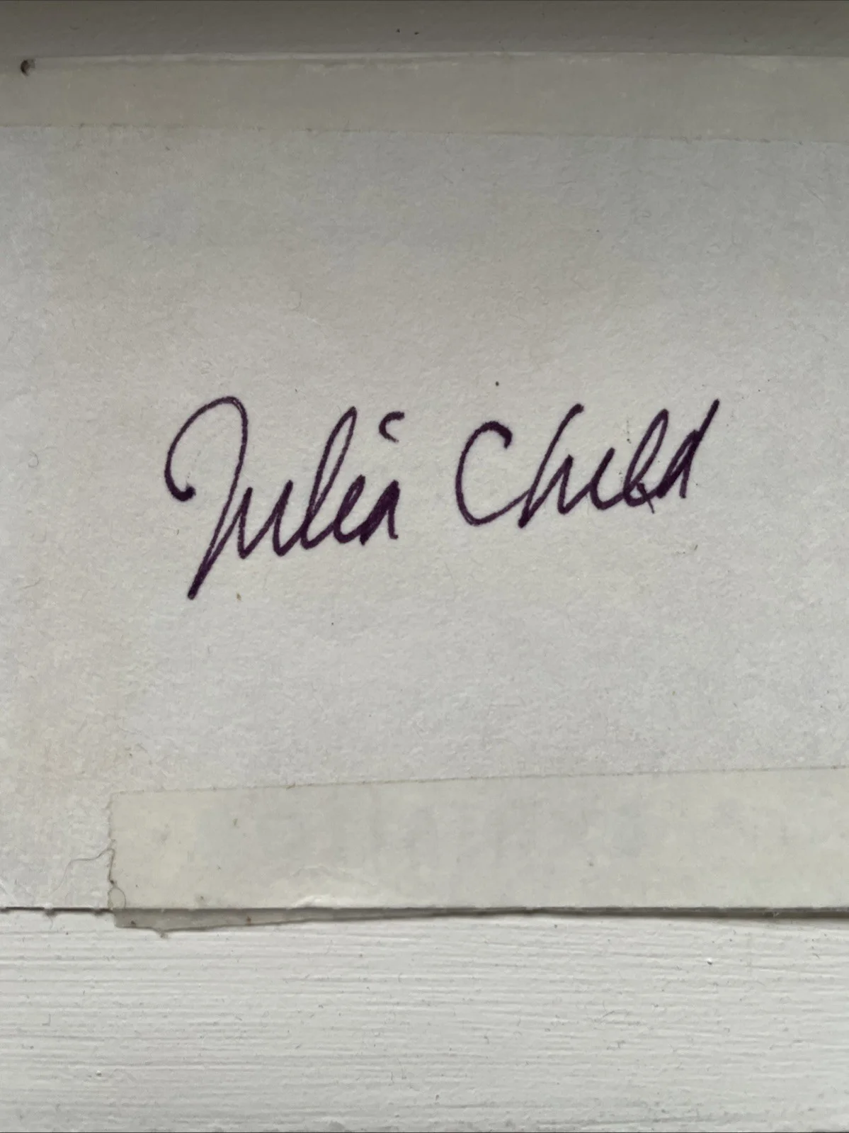 Julia Child — Julia Child “The French Chef” Signed Autograph, image 2