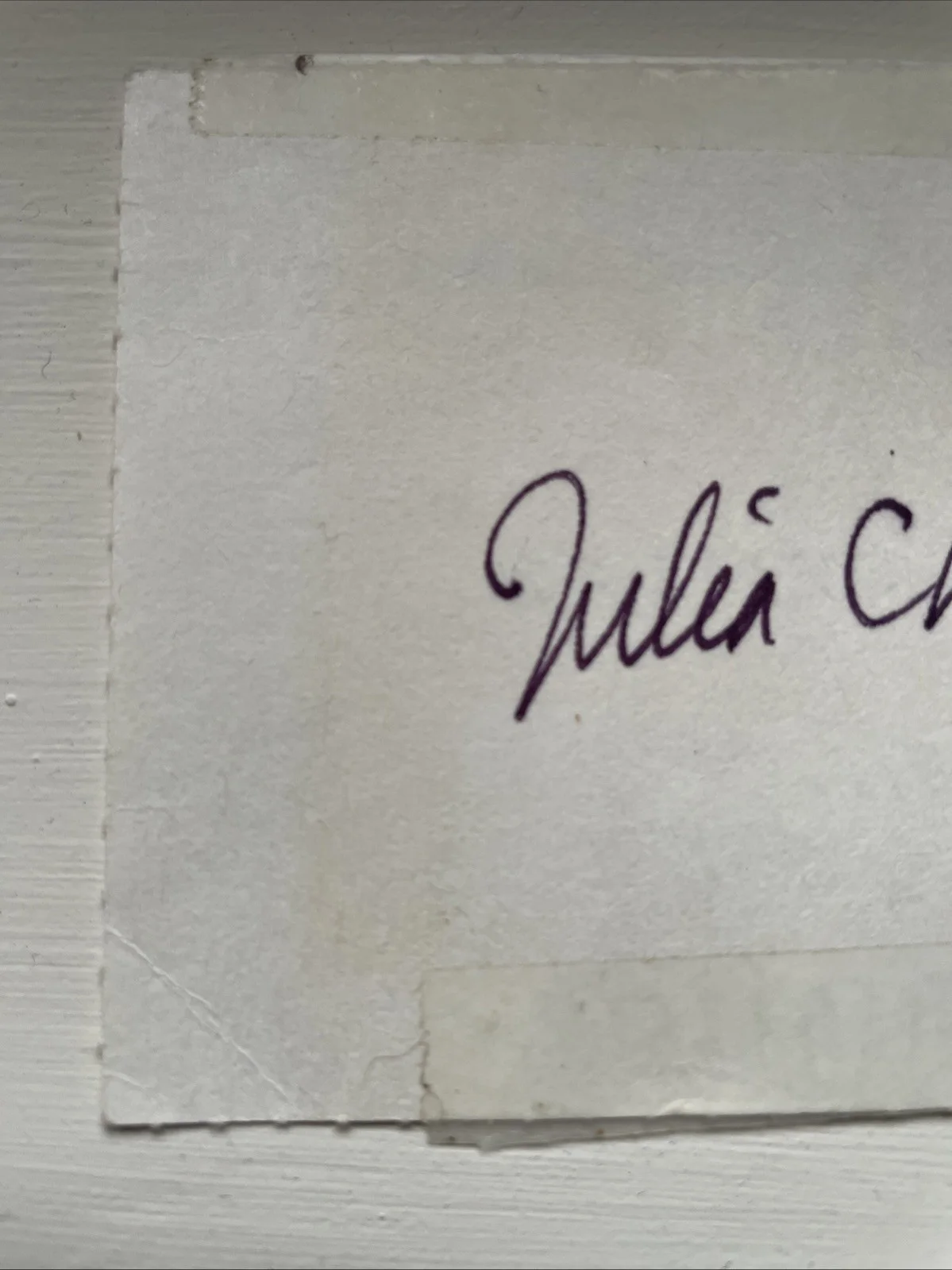 Julia Child — Julia Child “The French Chef” Signed Autograph, image 4