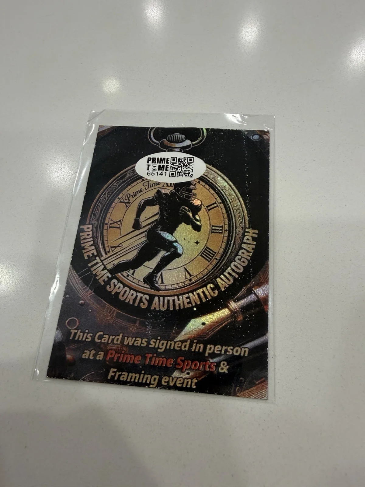 Ari Lehman — Ari Lehman Signed Friday The 13th Jason Voorhees Auto Card Holo White Ink COA, image 2