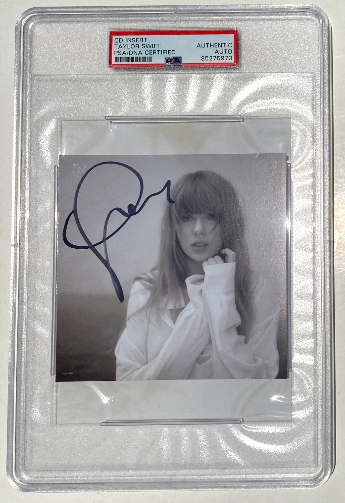 TAYLOR SWIFT PSA/DNA Tortured Poets Dept TTPD CD The Manuscript Certified, image 2