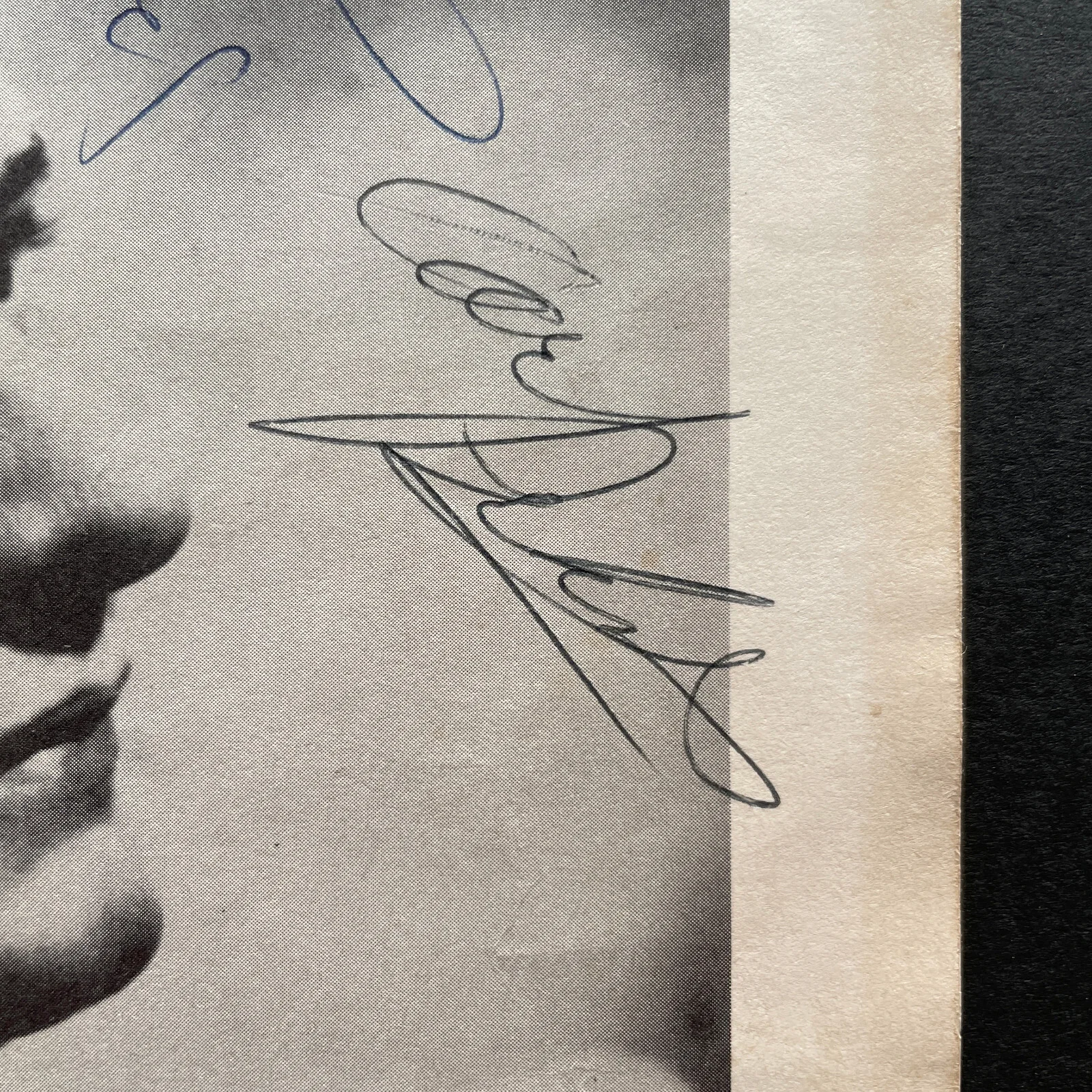 1957 Carl Perkins Autograph On Johnny Cash Souvenir Folio + Album Cover • READ!, изображение 3