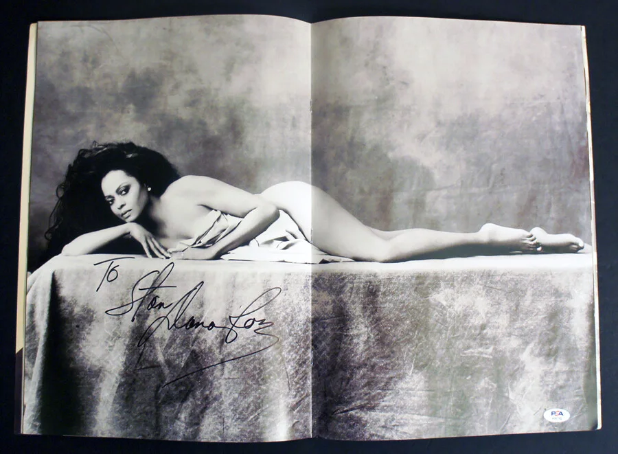 *PSA/DNA Cert* DIANA ROSS SIGNED only-one-in-the-world BOOKLET HUGE 15x11!, изображение 3