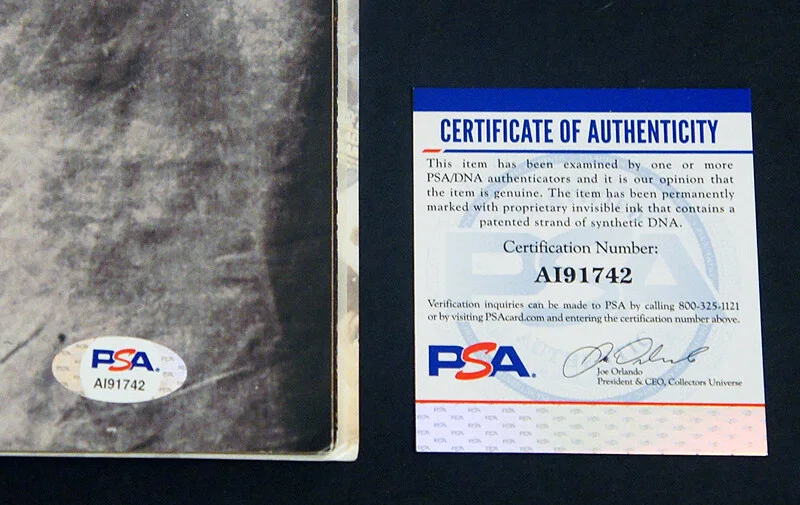 *PSA/DNA Cert* DIANA ROSS SIGNED only-one-in-the-world BOOKLET HUGE 15x11!, изображение 4