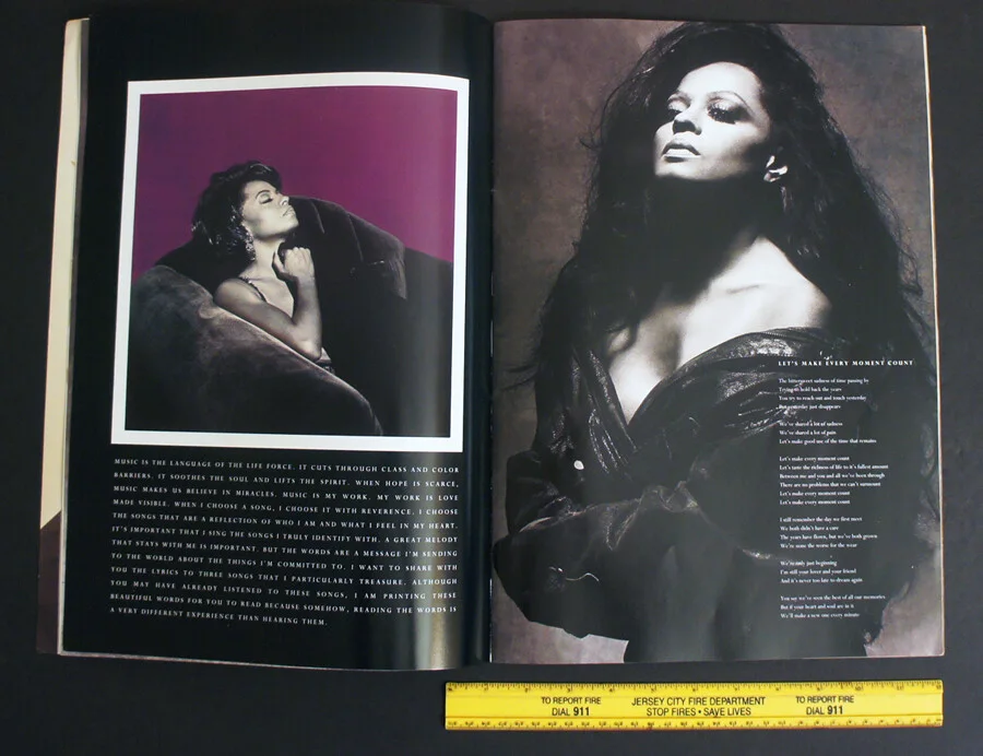 *PSA/DNA Cert* DIANA ROSS SIGNED only-one-in-the-world BOOKLET HUGE 15x11!, изображение 5