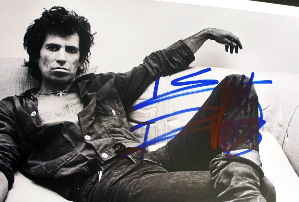 KEITH RICHARDS — *PSA/DNA Certified* KEITH RICHARDS SIGNED Photo (Rolling Stones) 8-1/2x11 NICE!, image 4