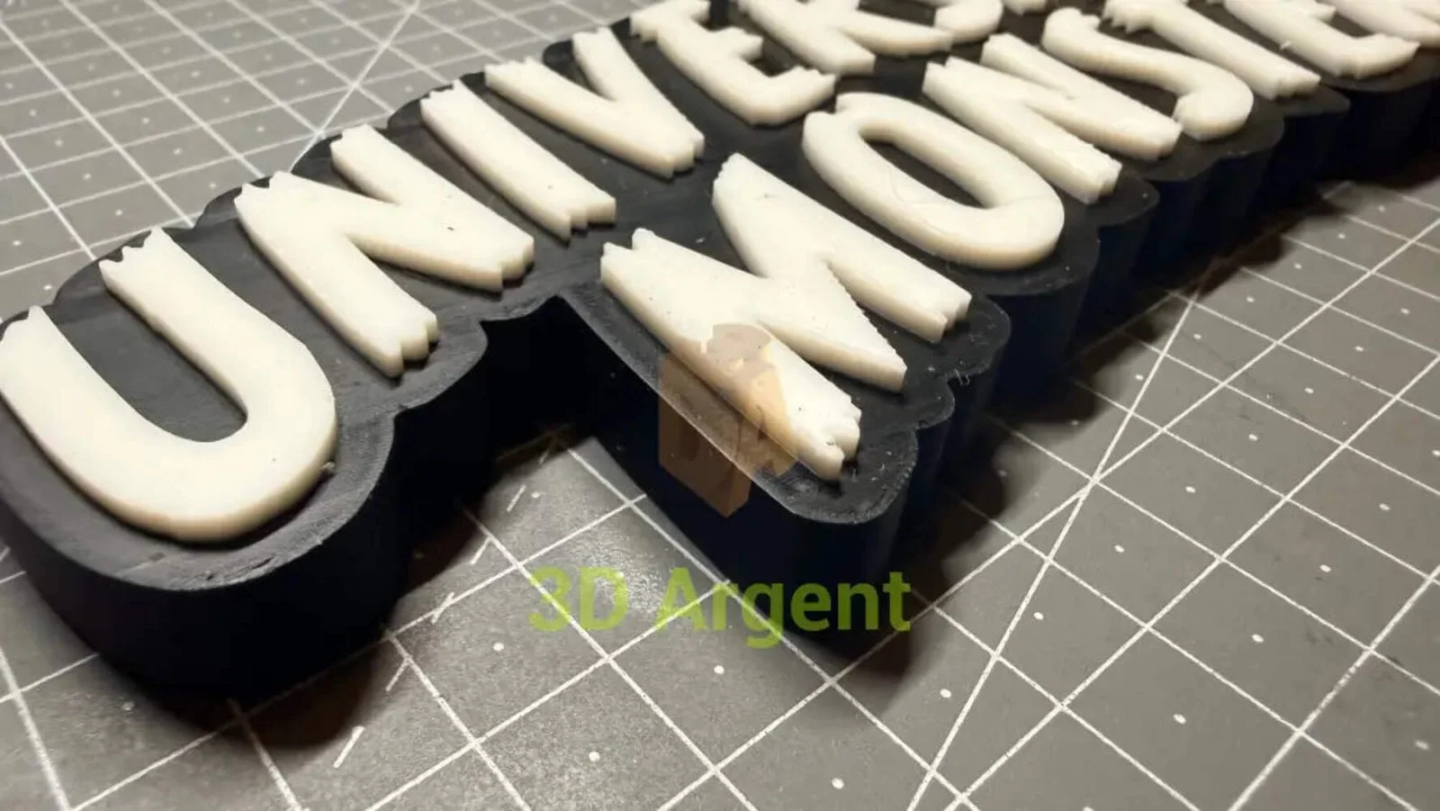 Universal Monsters Logo v2 Sign Stand, 3D Printed Multi Colour Horror Display De, image 2