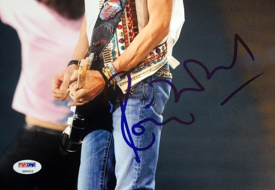 *PSA/DNA* - RONNIE WOOD SIGNED Large 11x14 Photo Rolling Stones Jagger, Richards, image 2