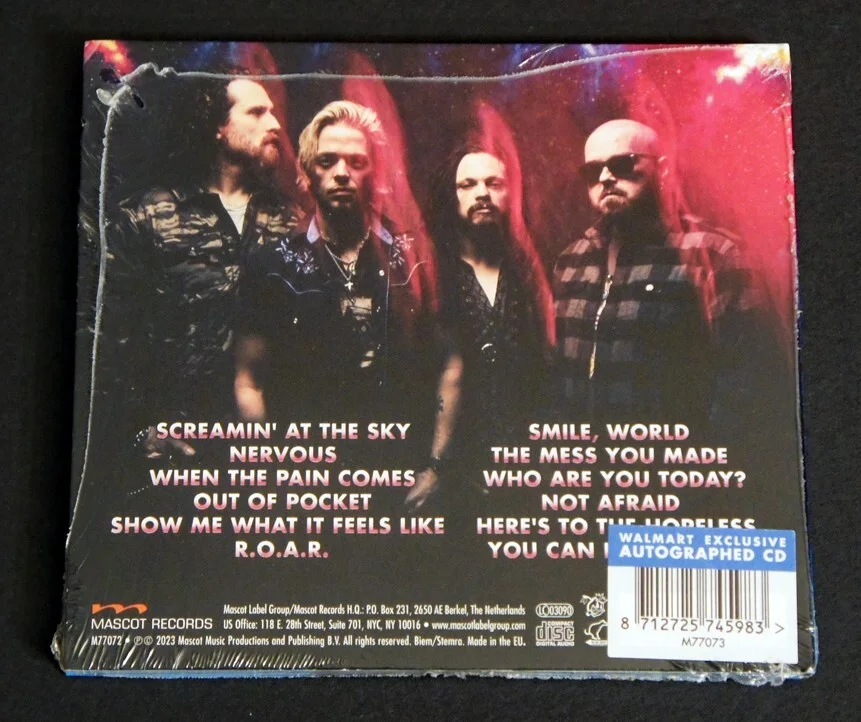 BLACK STONE CHERRY SIGNED CD Screamin’ At The Sky AUTOGRAPH GURANTEED, image 2