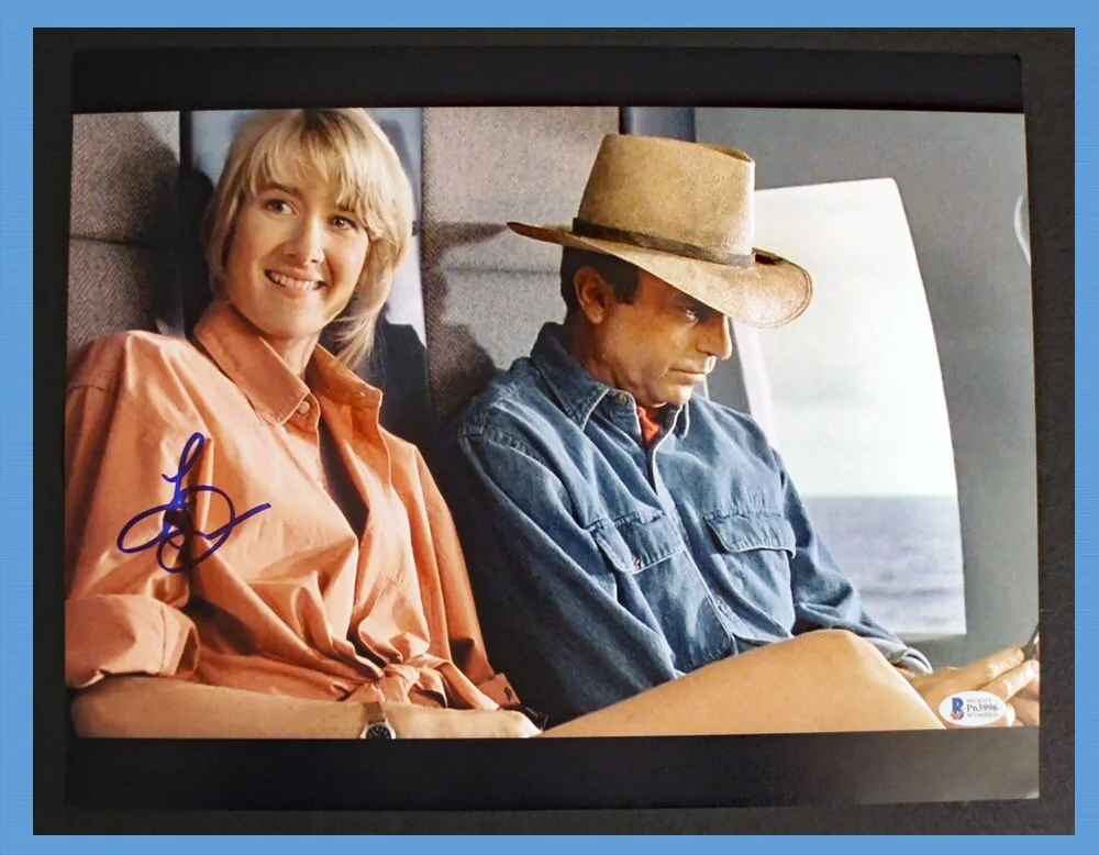Laura Dern — LAURA DERN Signed w/ Beckett Witnessed COA - Large 11x14 Jurassic Park Photo!, изображение 3