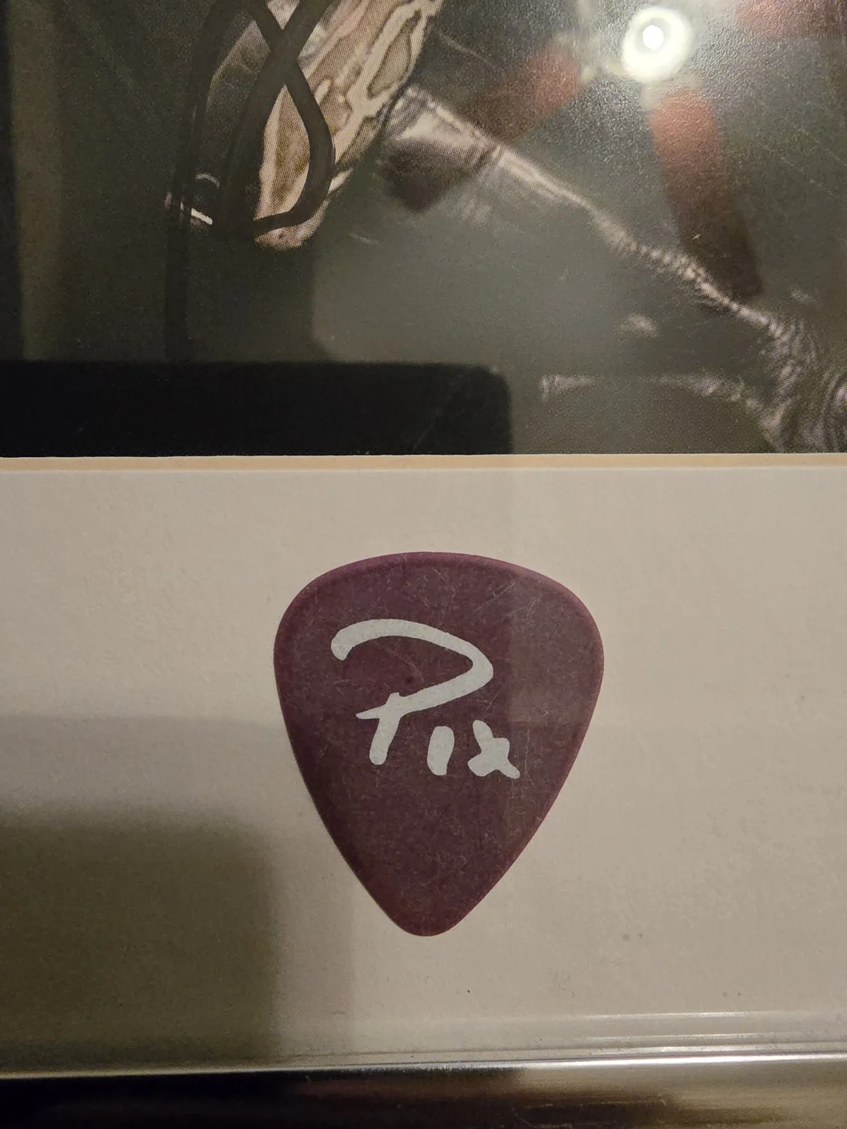 EISBRECHER Rock Band Autographed Signed Photo With Noel Pix Guitar Pick Framed, image 3